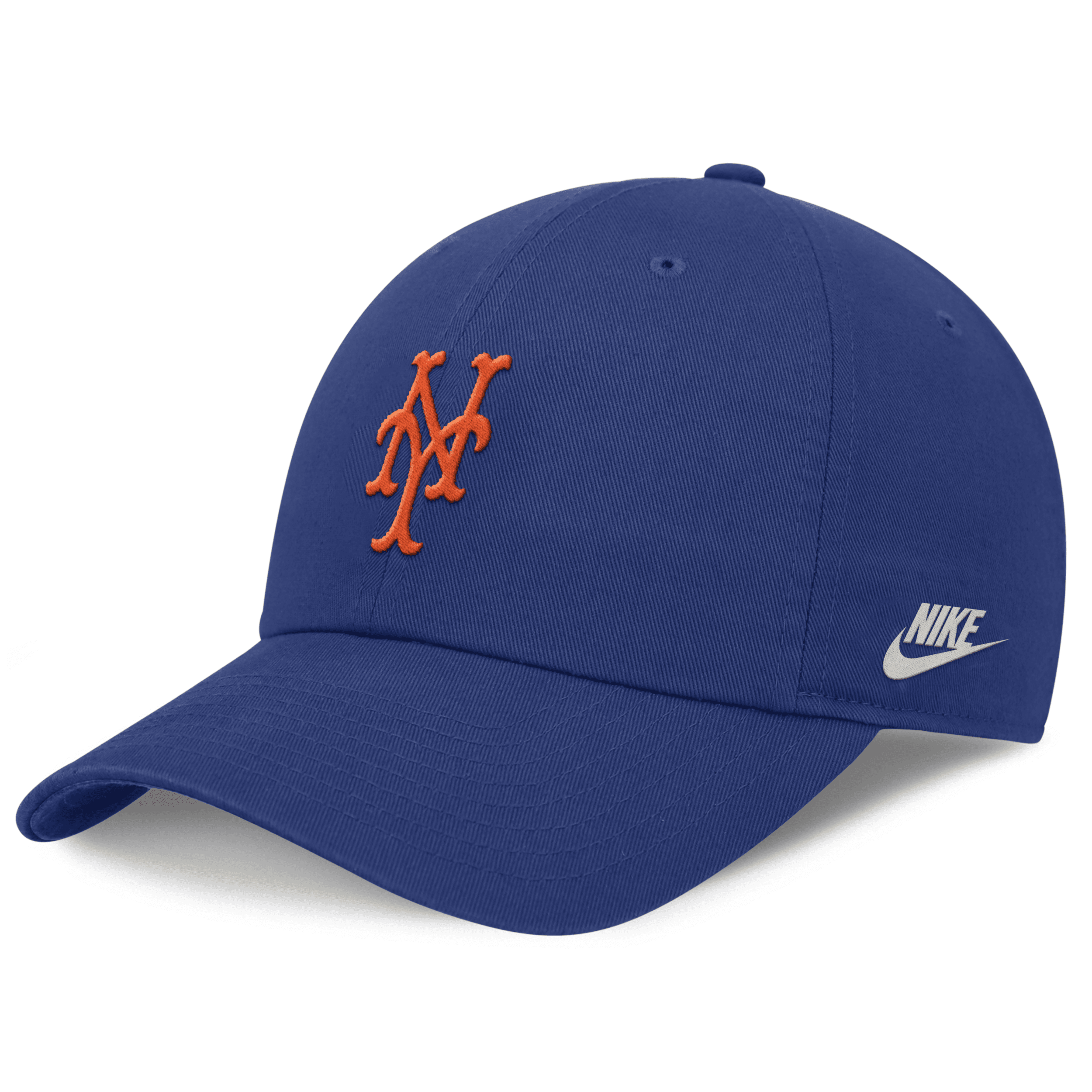 Nike New York Mets Rewind Cooperstown Club  Men's Mlb Adjustable Hat In White