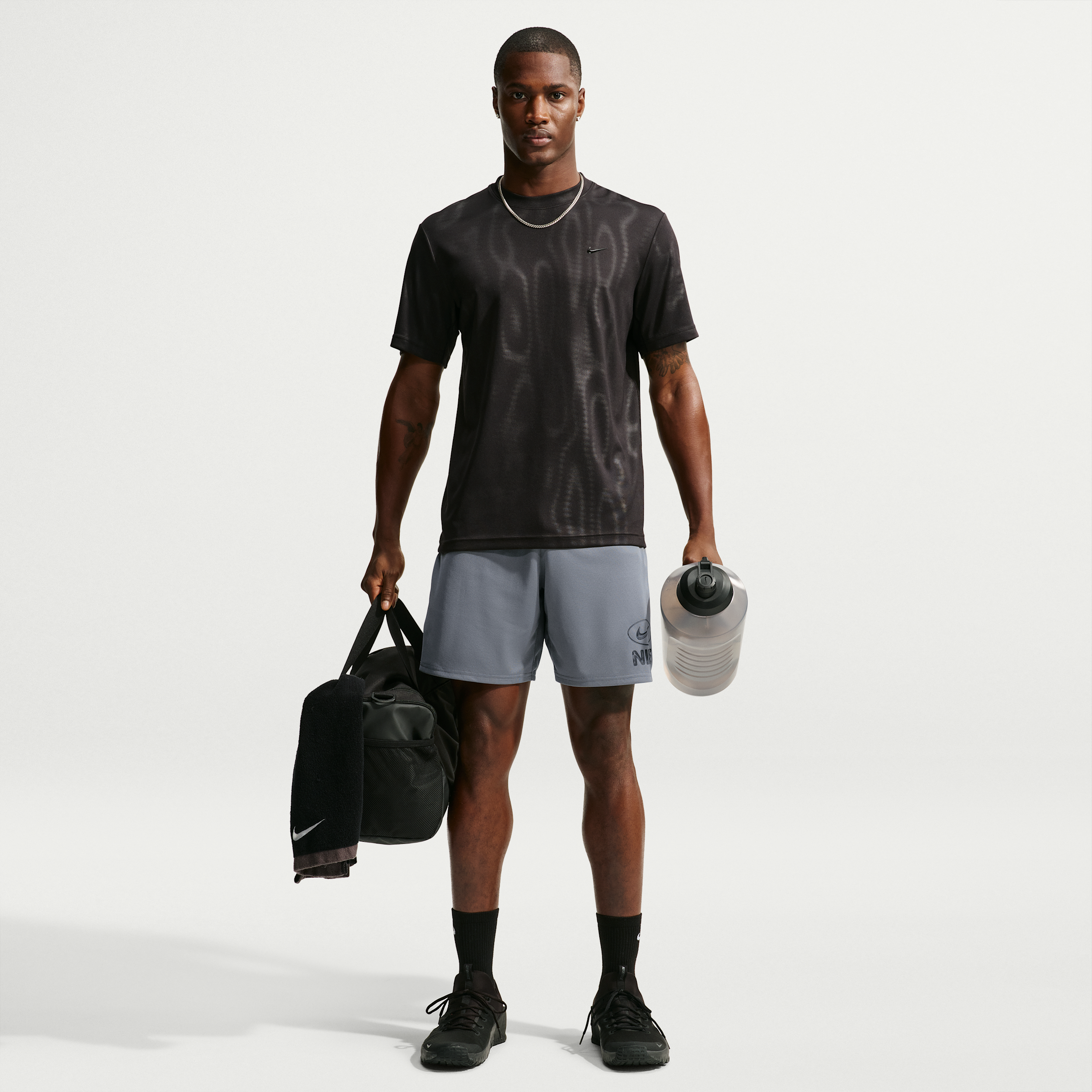 Nike Men's Flex Dri-FIT 7" Training Shorts in Grey | IM5478-084