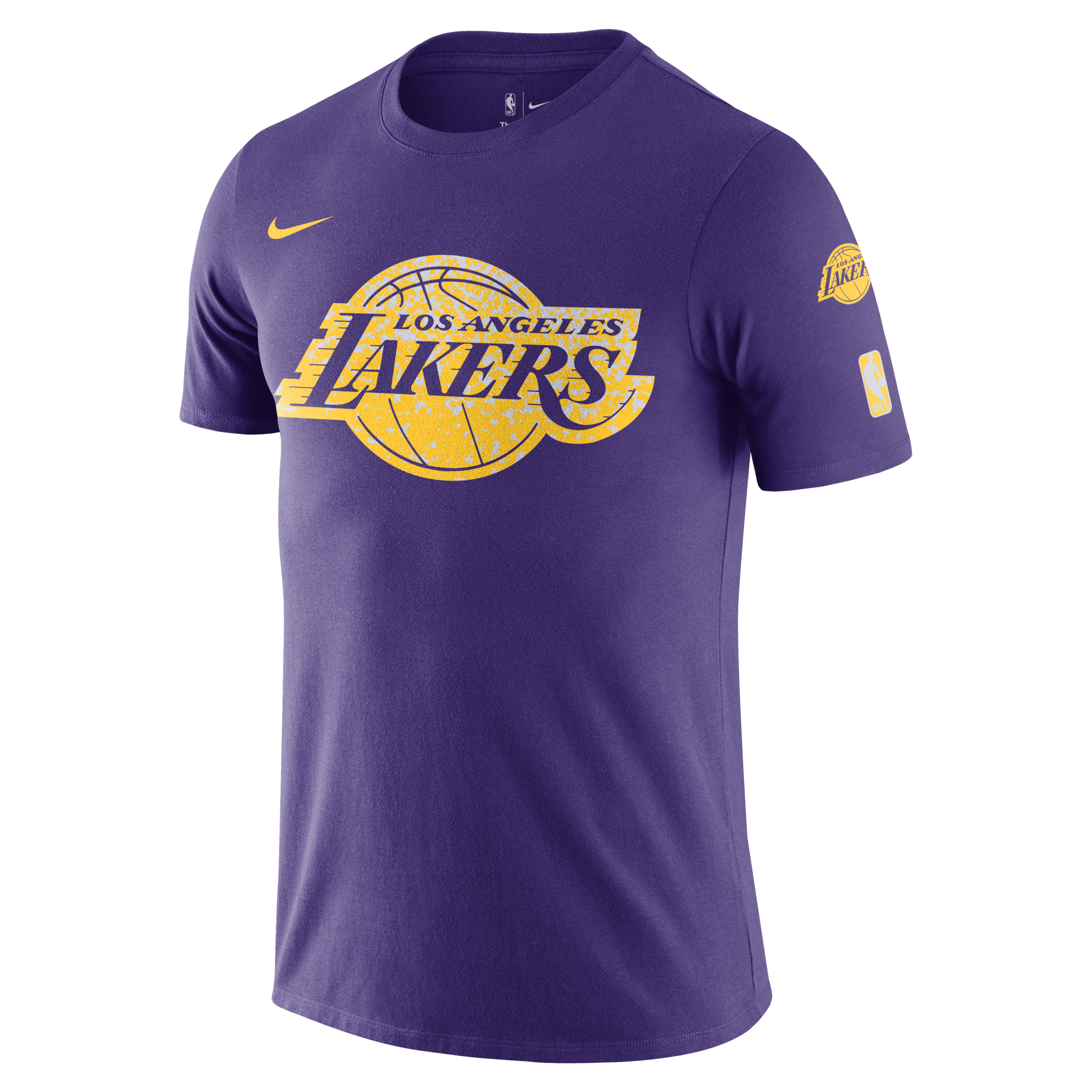 Shop Nike Los Angeles Lakers Essential  Men's Nba T-shirt In Purple