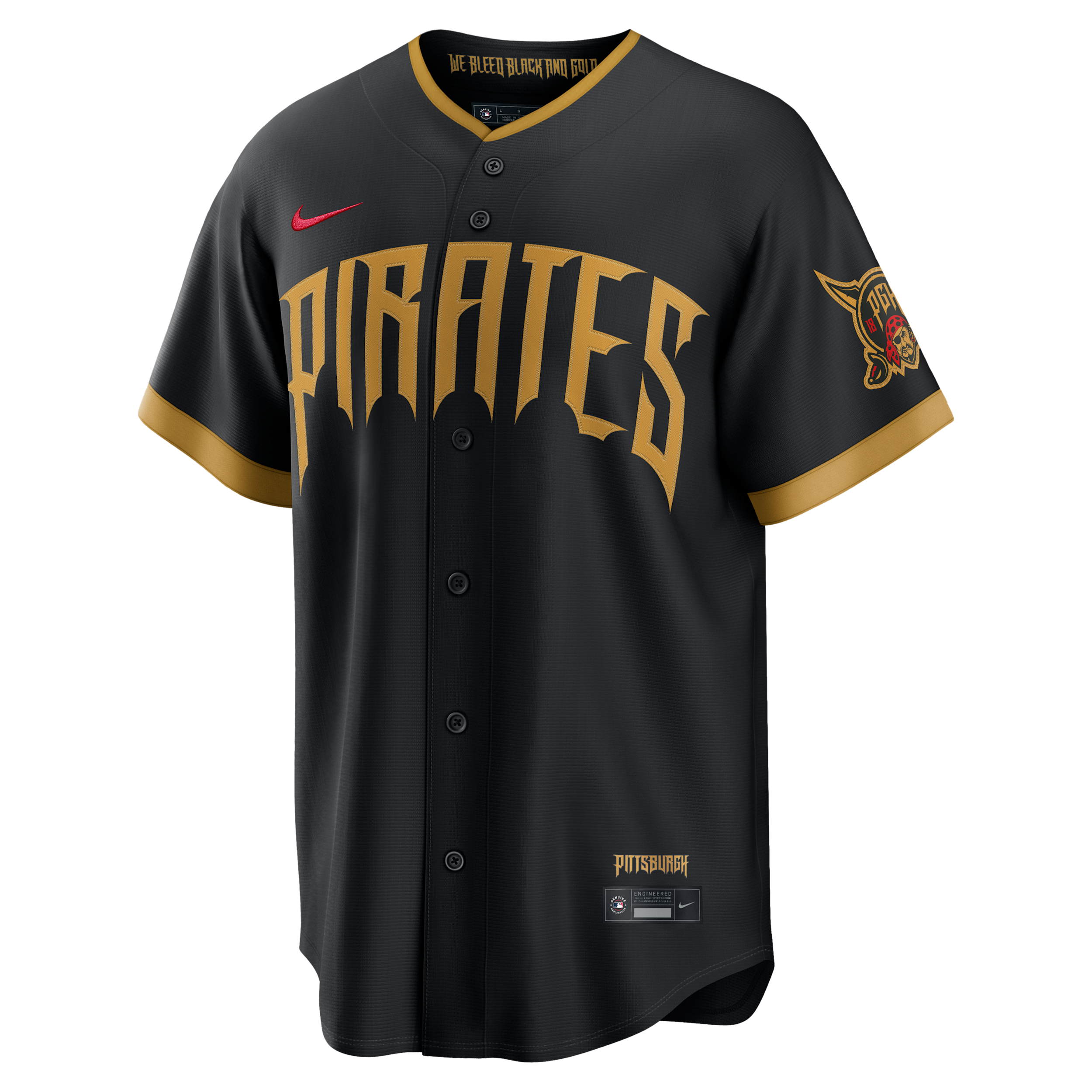 Paul Skenes Pittsburgh Pirates City Connect Nike Men's MLB Stadium Jersey in Black | RE260H0KPT9-A82