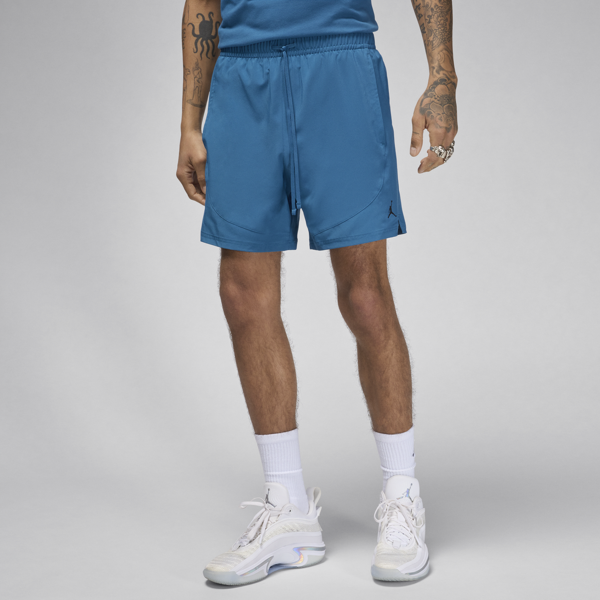 Shop Jordan Men's  Dri-fit Sport Woven Shorts In Blue