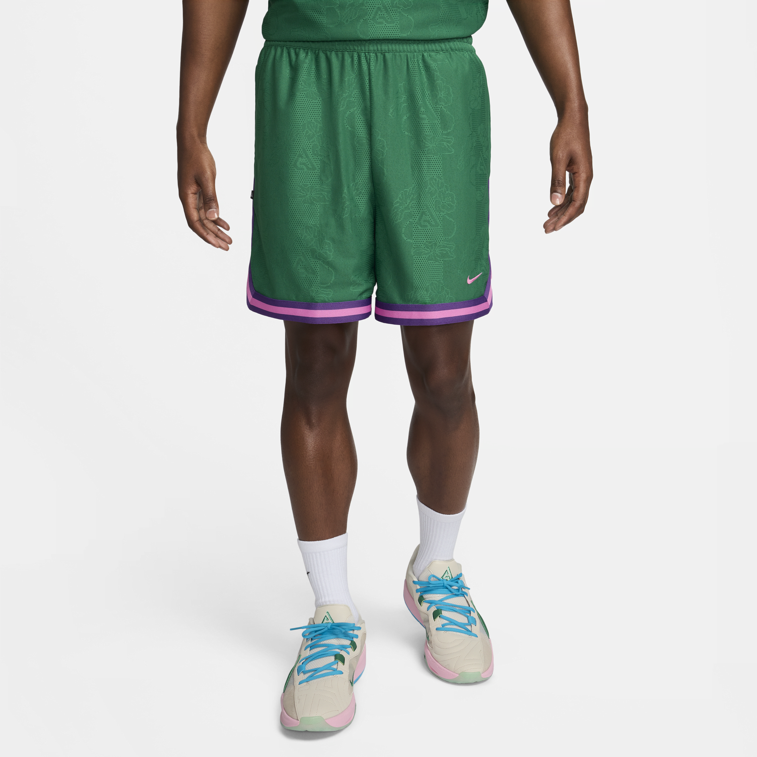 Nike Men's Giannis 6" Dri-fit Dna Basketball Shorts In Green