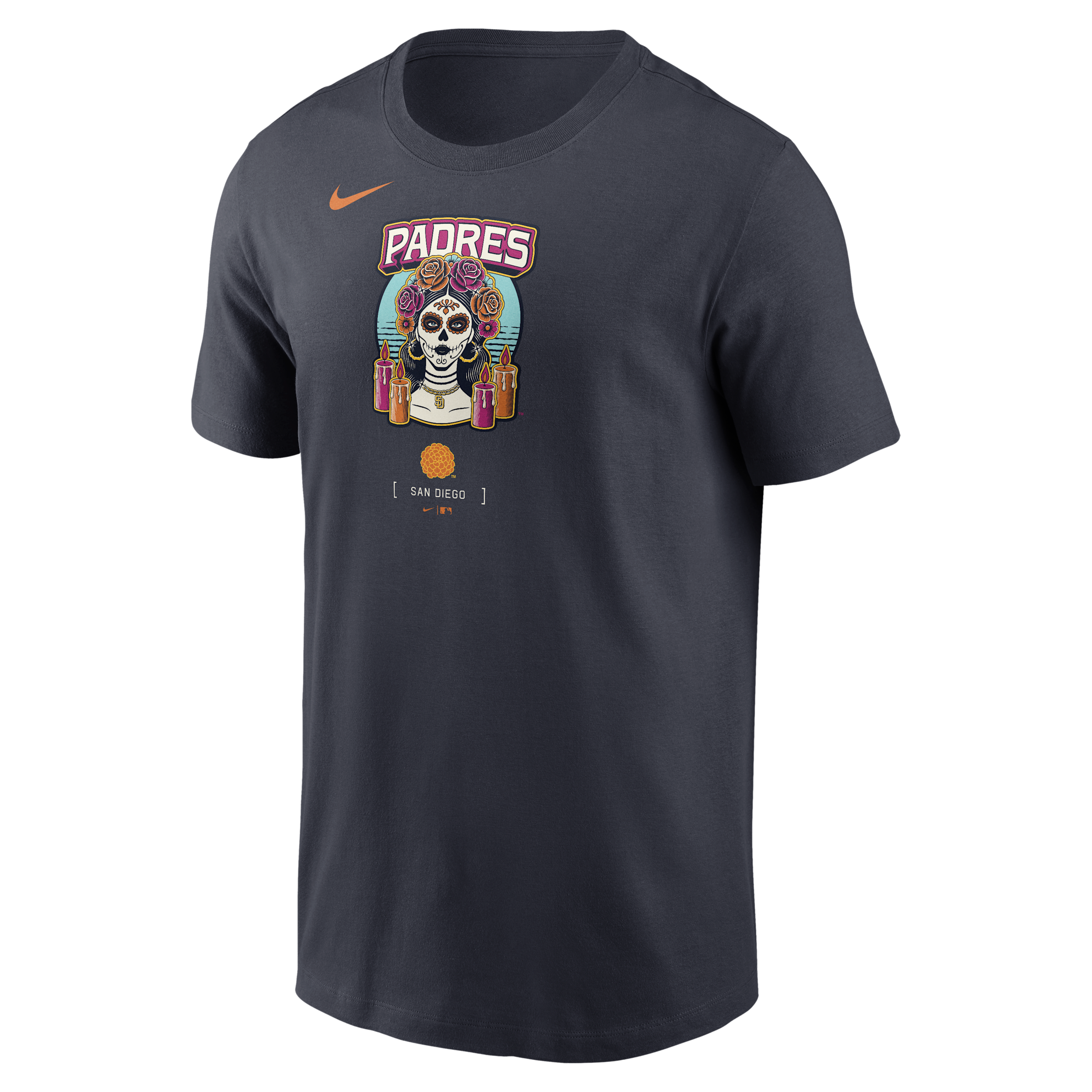San Diego Padres City Connect Large Logo Nike Men's MLB T-Shirt in Black | N1994CAPYP-SCA