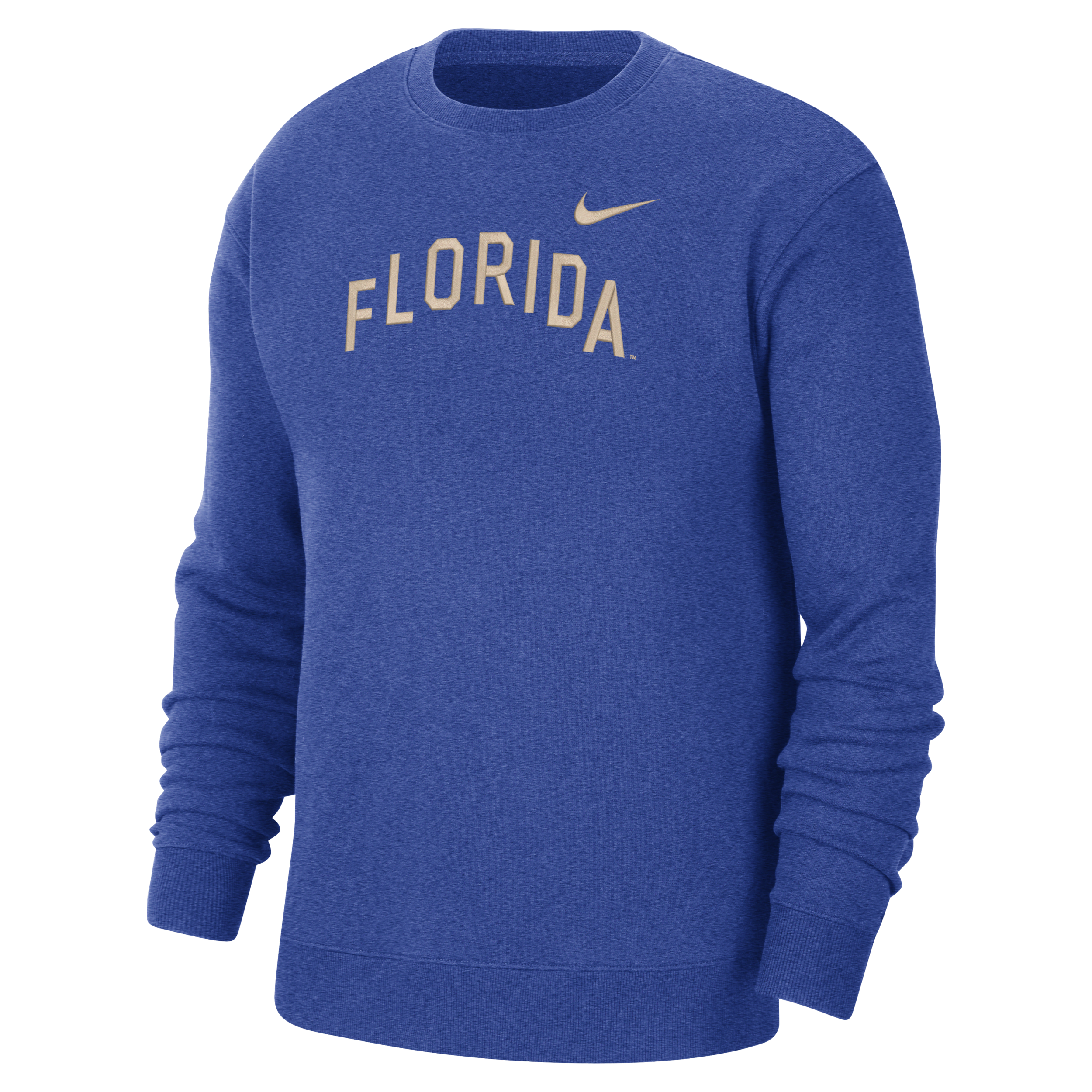 Shop Nike Florida  Men's College Crew-neck Sweatshirt In Blue