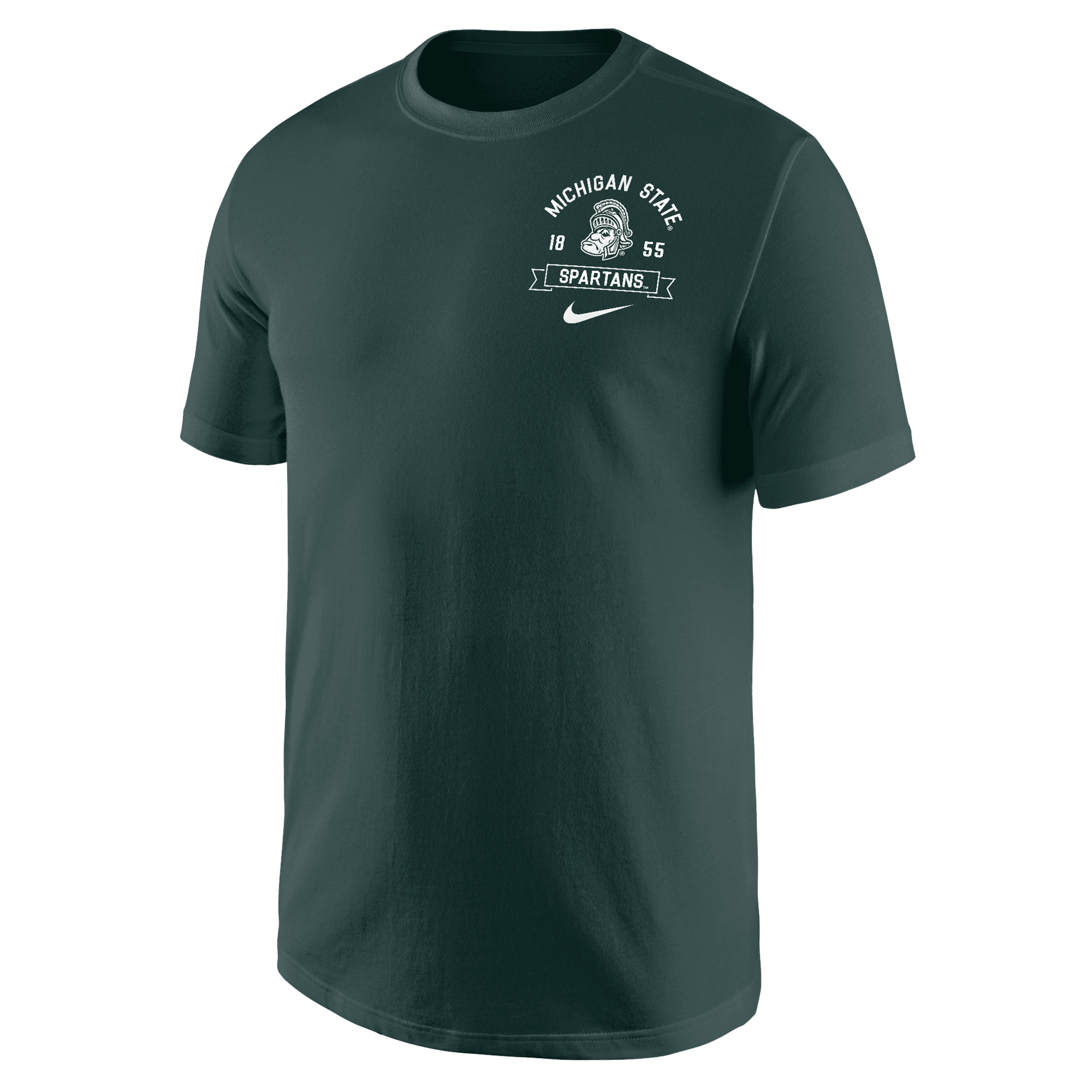 Nike Michigan State  Men's College Max90 T-shirt In Green