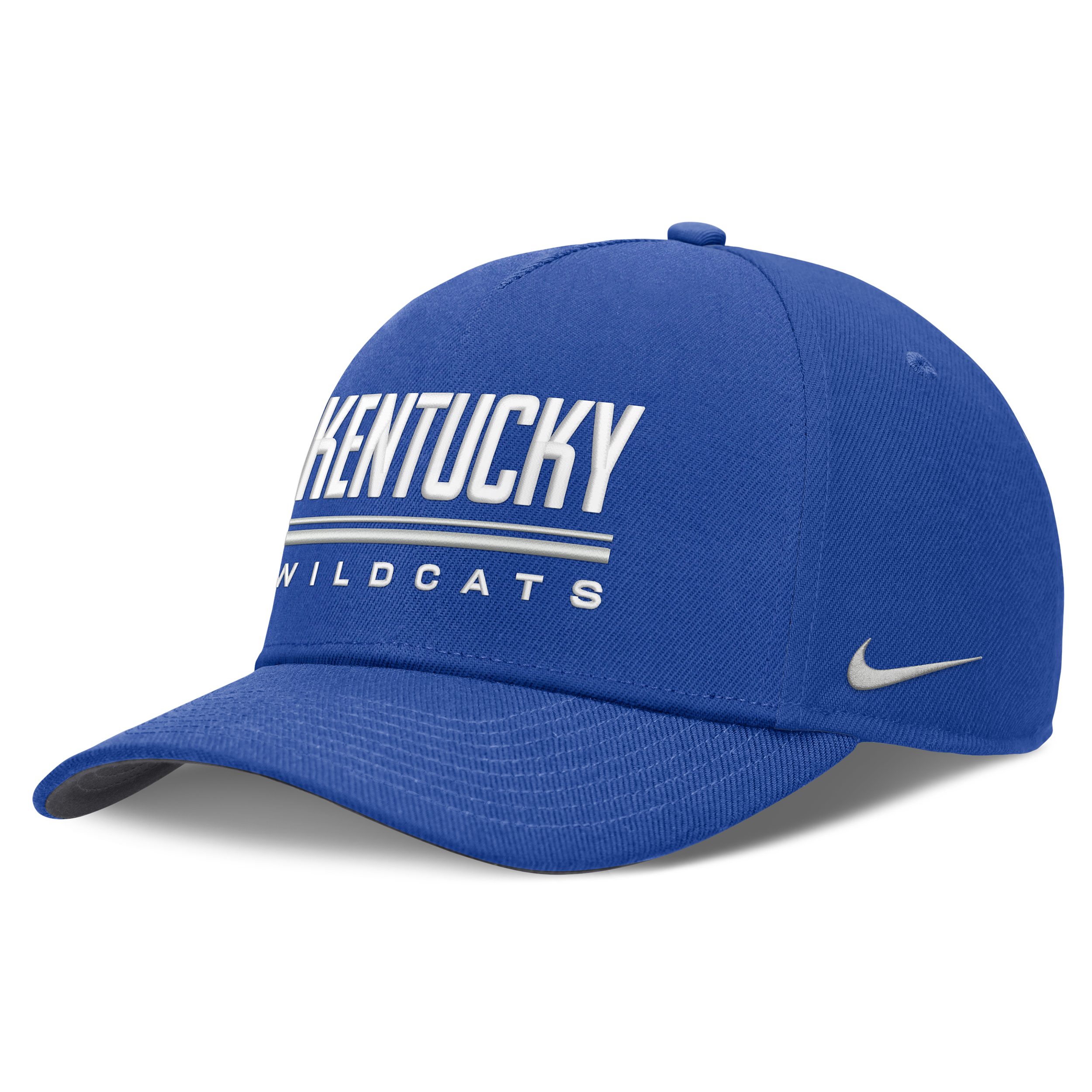 Kentucky Sideline Practice Rise Nike Men's Dri-FIT College Adjustable Hat in Blue | NC064EVNKY-RKB