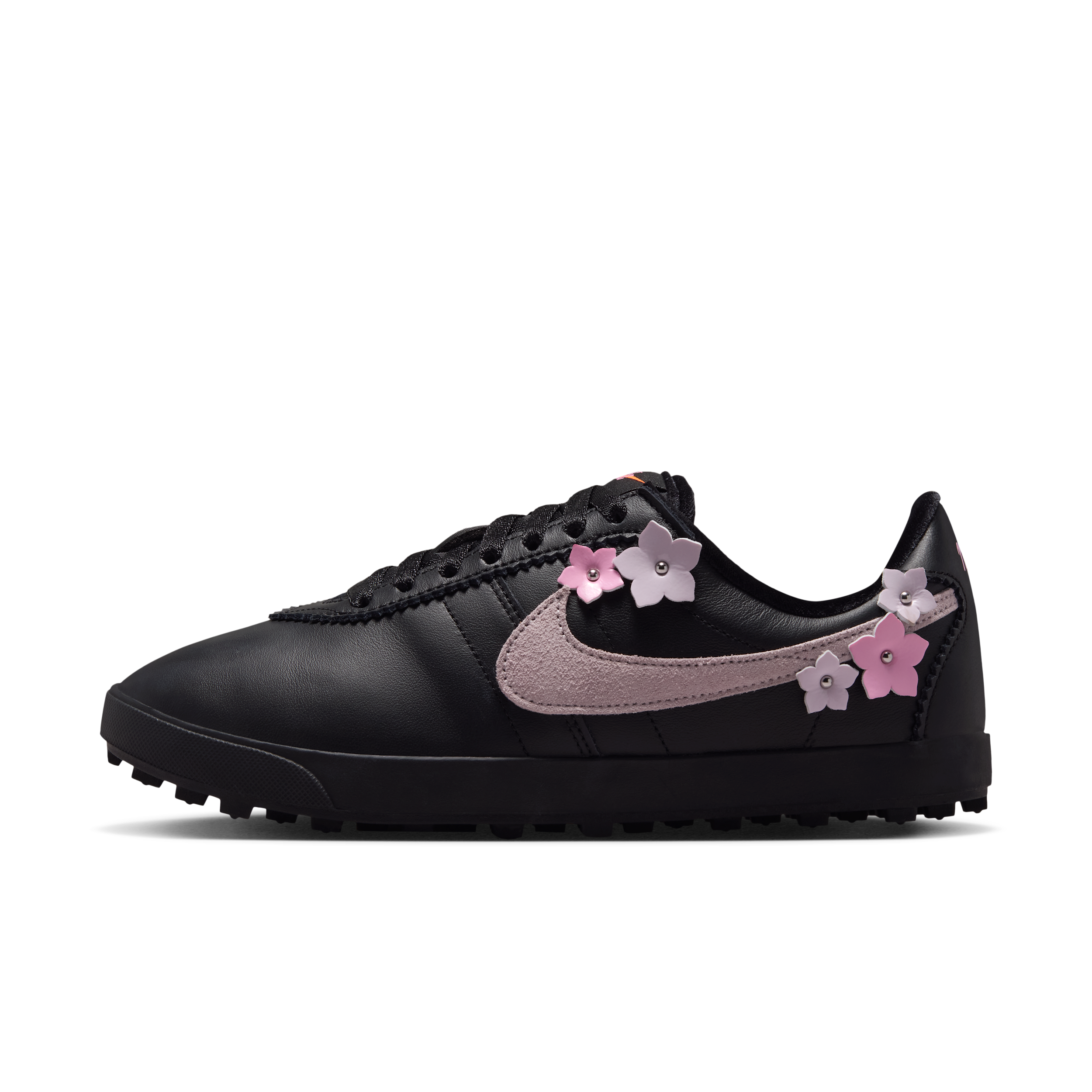 Nike Women's Astrograbber "Florette" Casual Shoes in Black/Pink Rise/Bleached Lilac Size: 7.5