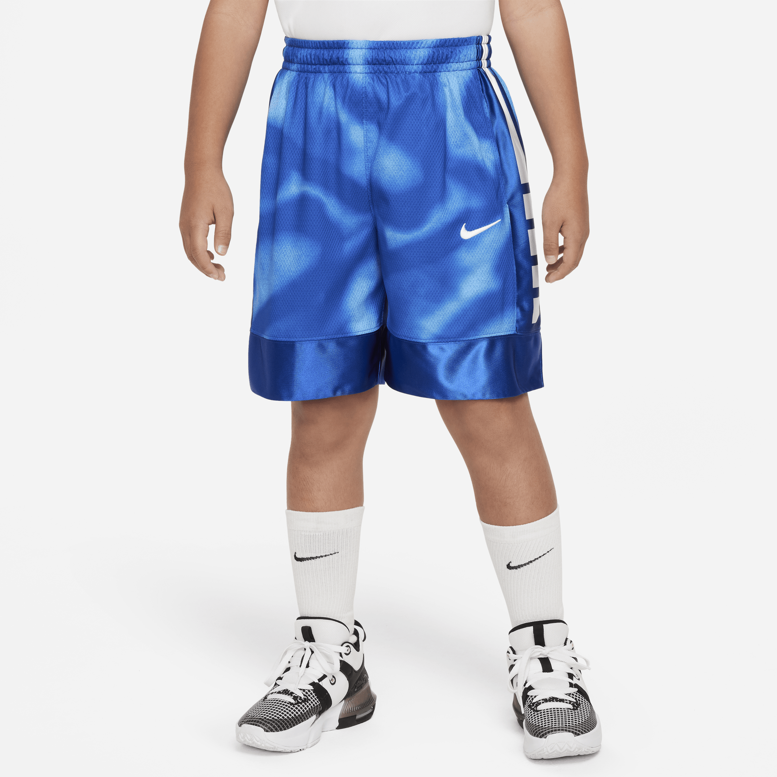 Shop Nike Dri-fit Elite 23 Big Kids' (boys') Basketball Shorts In Blue