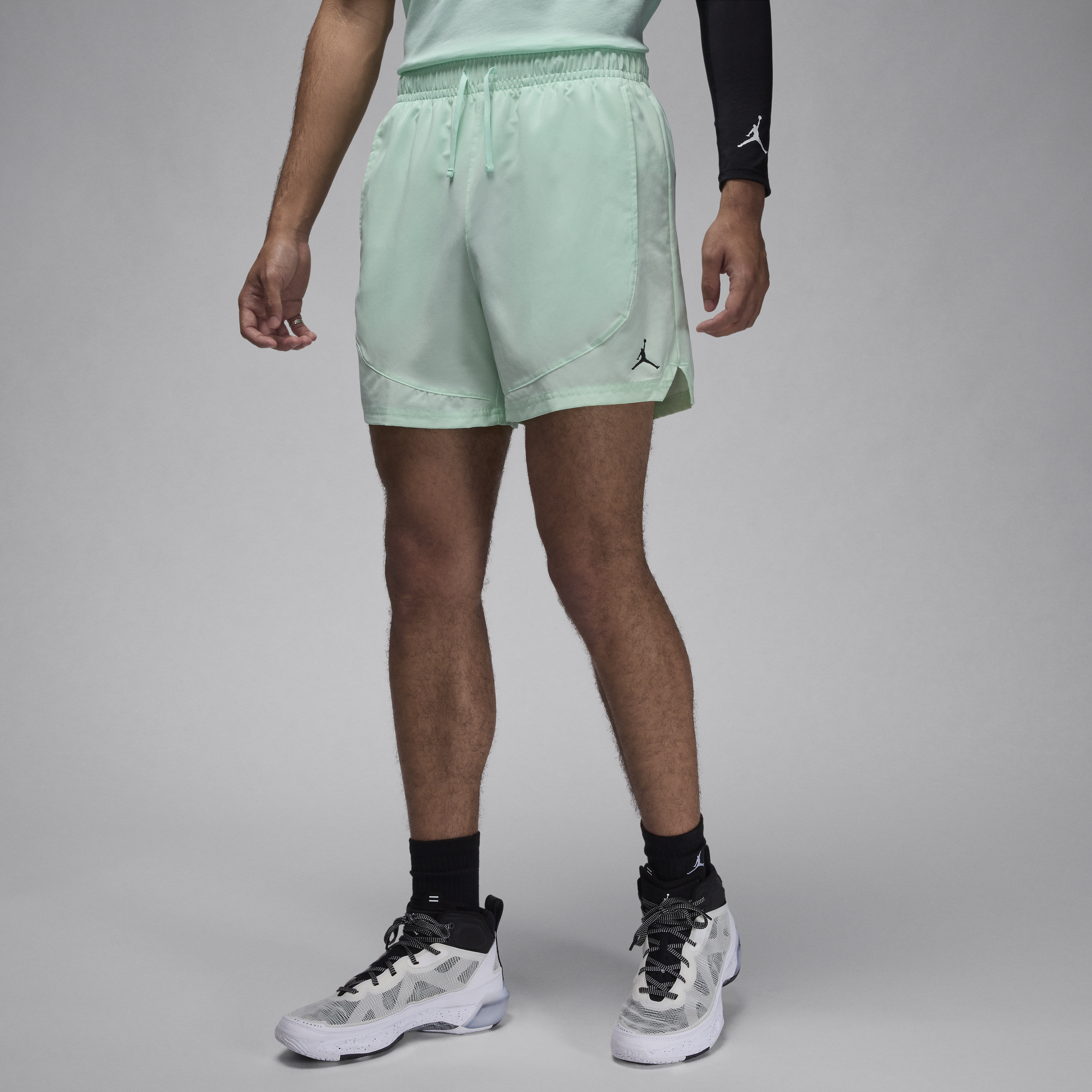 Shop Jordan Men's  Dri-fit Sport Woven Shorts In Green