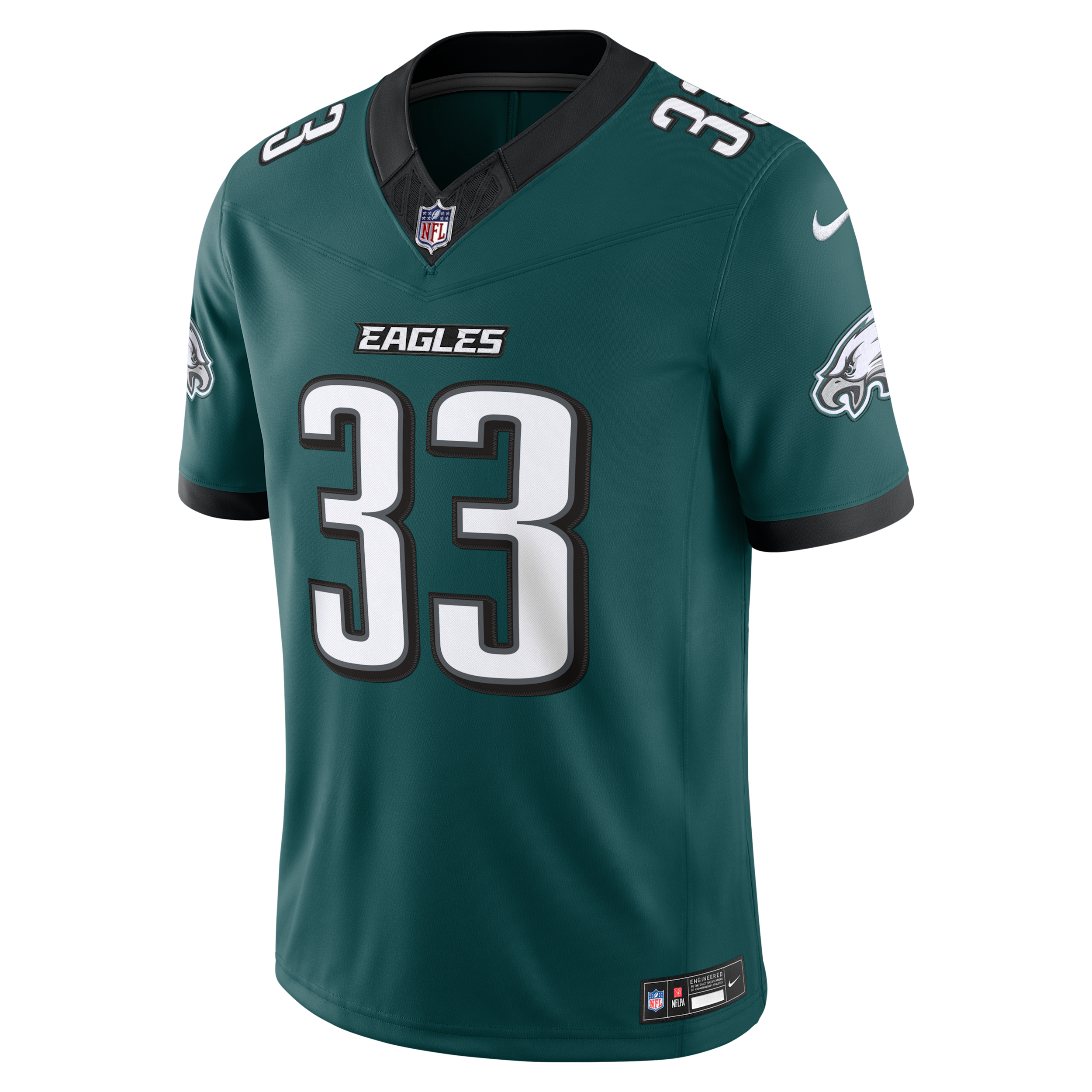 Nike Men's Cooper DeJean Midnight Green Philadelphia Eagles Vapor F.u.s.e. Stitched Limited Jersey - Midnight Green