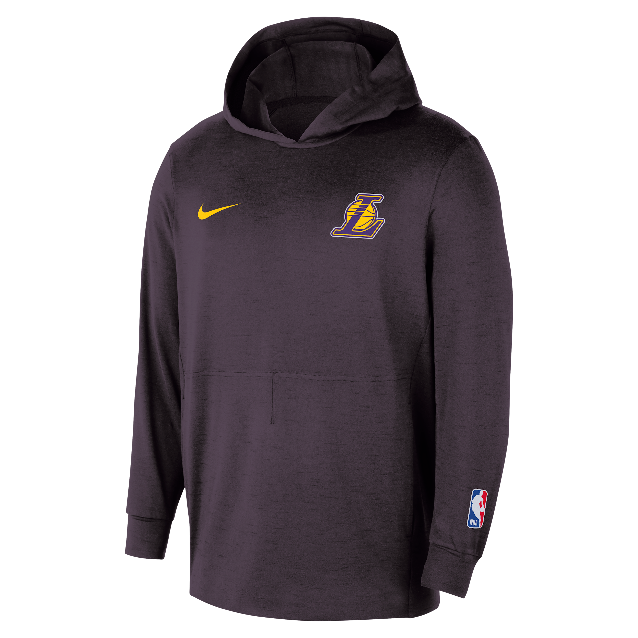 Nike Los Angeles Lakers Restore  Men's Nba Lightweight Pullover Hoodie In Brown
