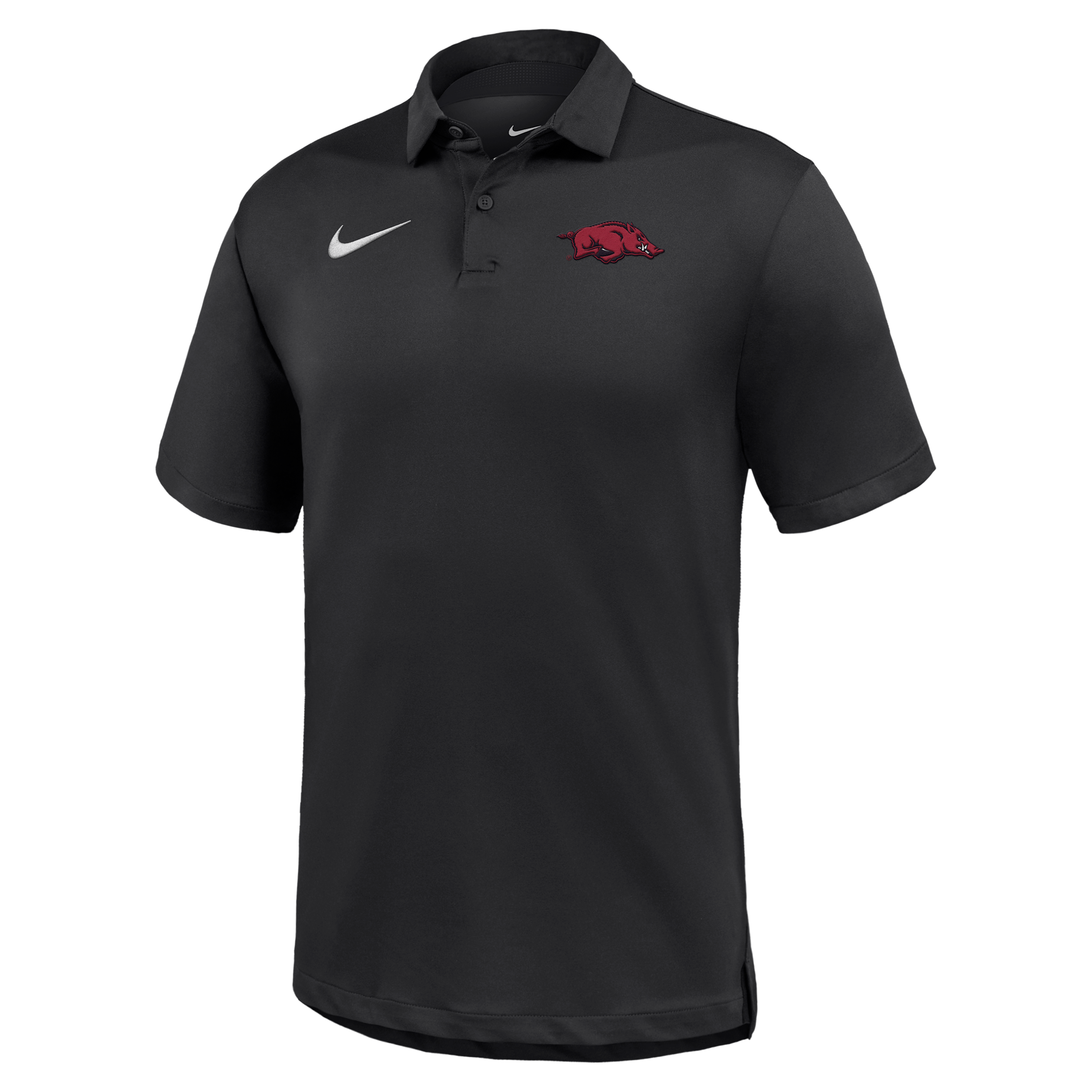 Arkansas Razorbacks Tour Nike Men's Dri-FIT College Polo in Black | M51839E169ARKS-BLK