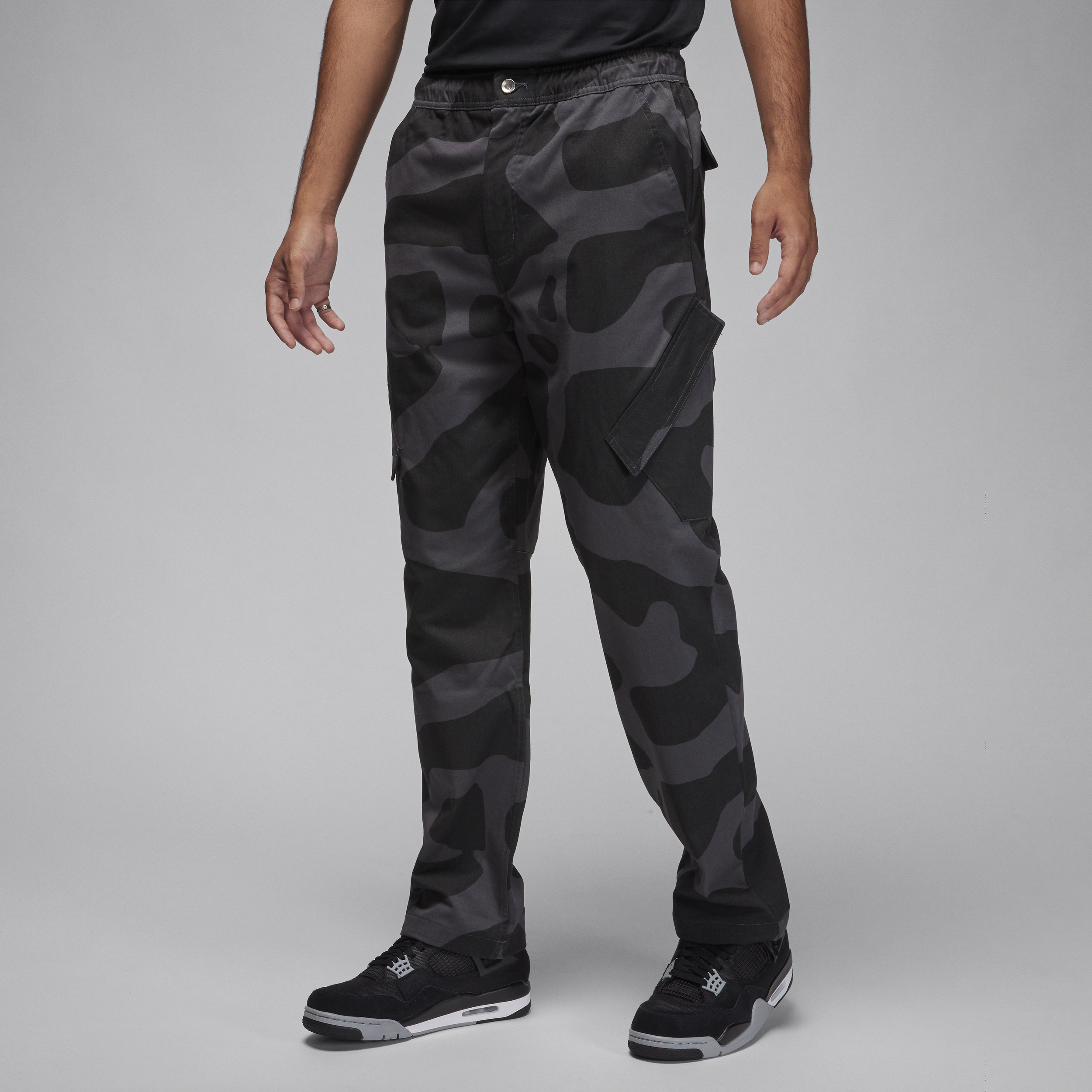 Shop Jordan Men's  Essentials Chicago Pants In Grey