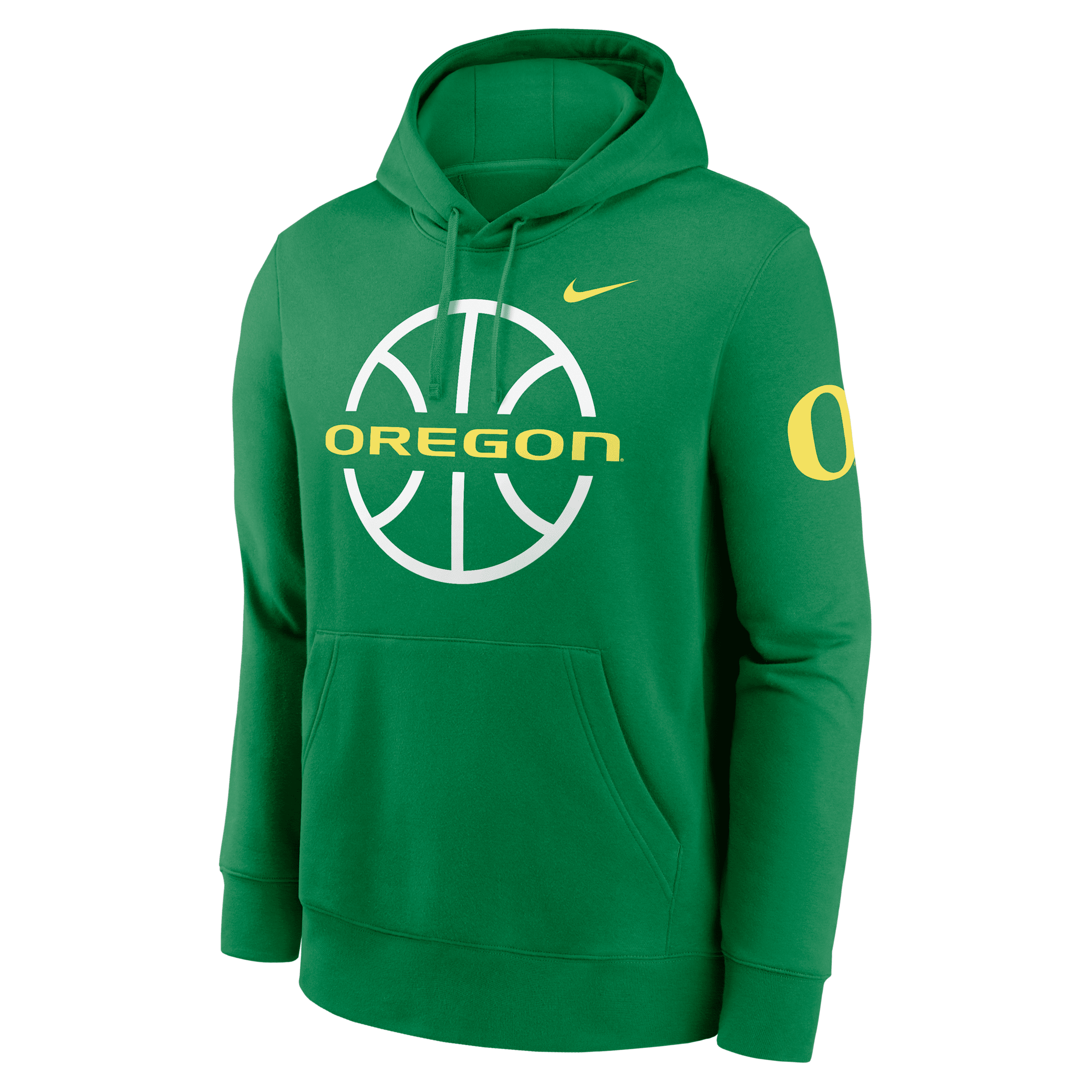 Nike Oregon Ducks Club Basketball Icon  Men's College Pullover Hoodie In Green