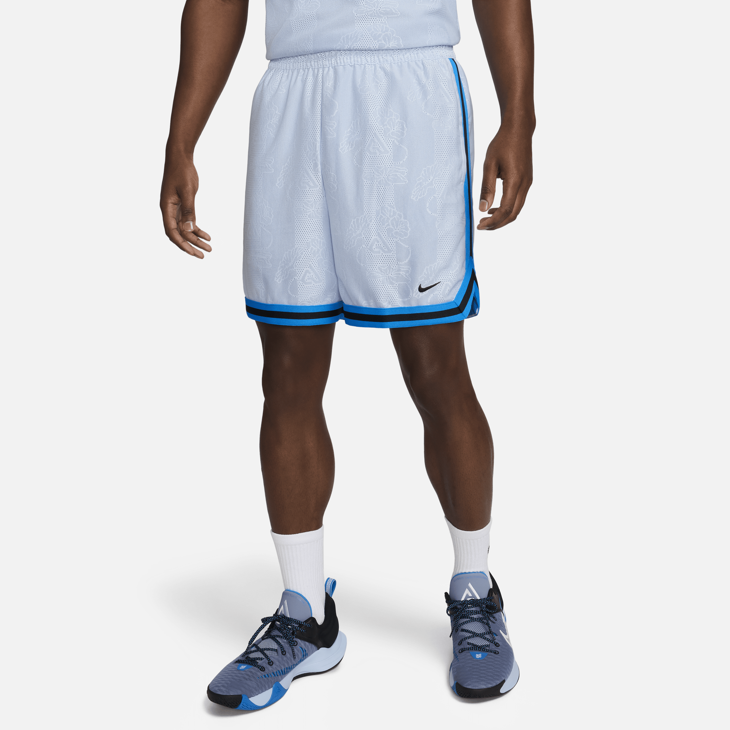 Nike Men's Giannis 6" Dri-fit Dna Basketball Shorts In Blue