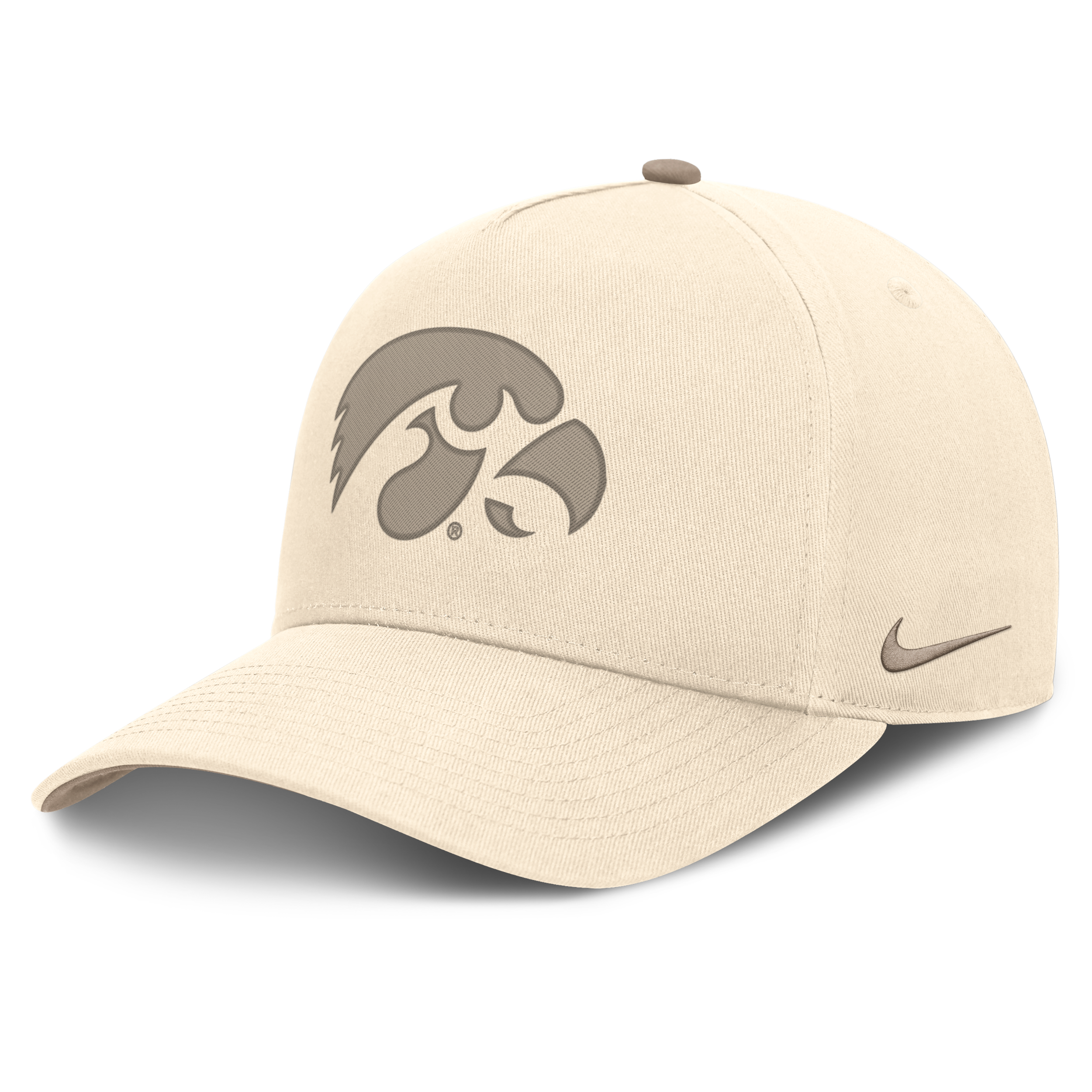 Iowa Rise Nike Men's Dri-FIT College A-Frame Adjustable Hat in Brown | NC2B0DTUIA-M4T