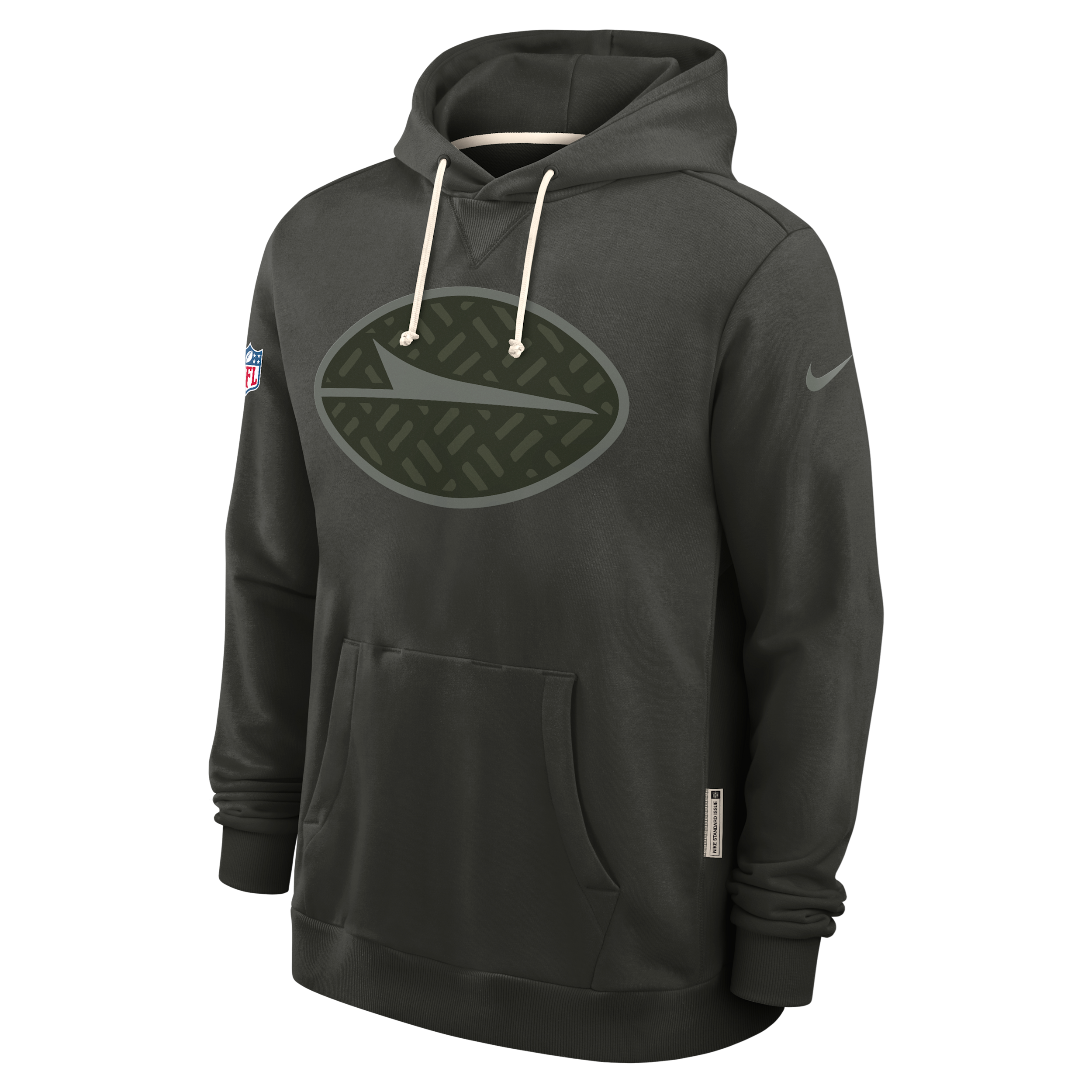 New York Jets Rivalries Collection Sideline Nike Men's Dri-FIT NFL Pullover Hoodie in Green | 03AZ3JG72-LF7