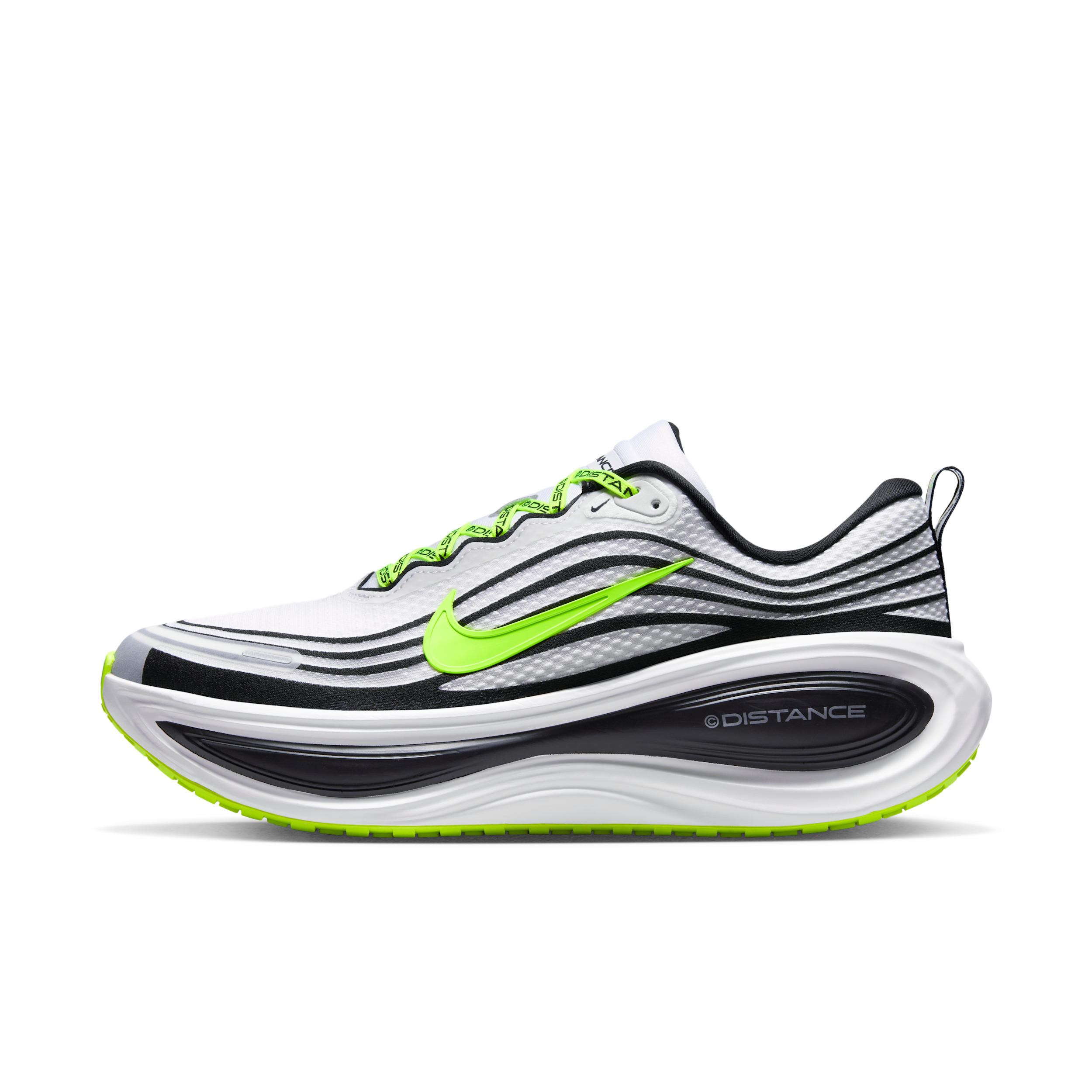 Nike Men's Vomero Plus x DISTANCE Road Running Shoes in White | IQ7318-100
