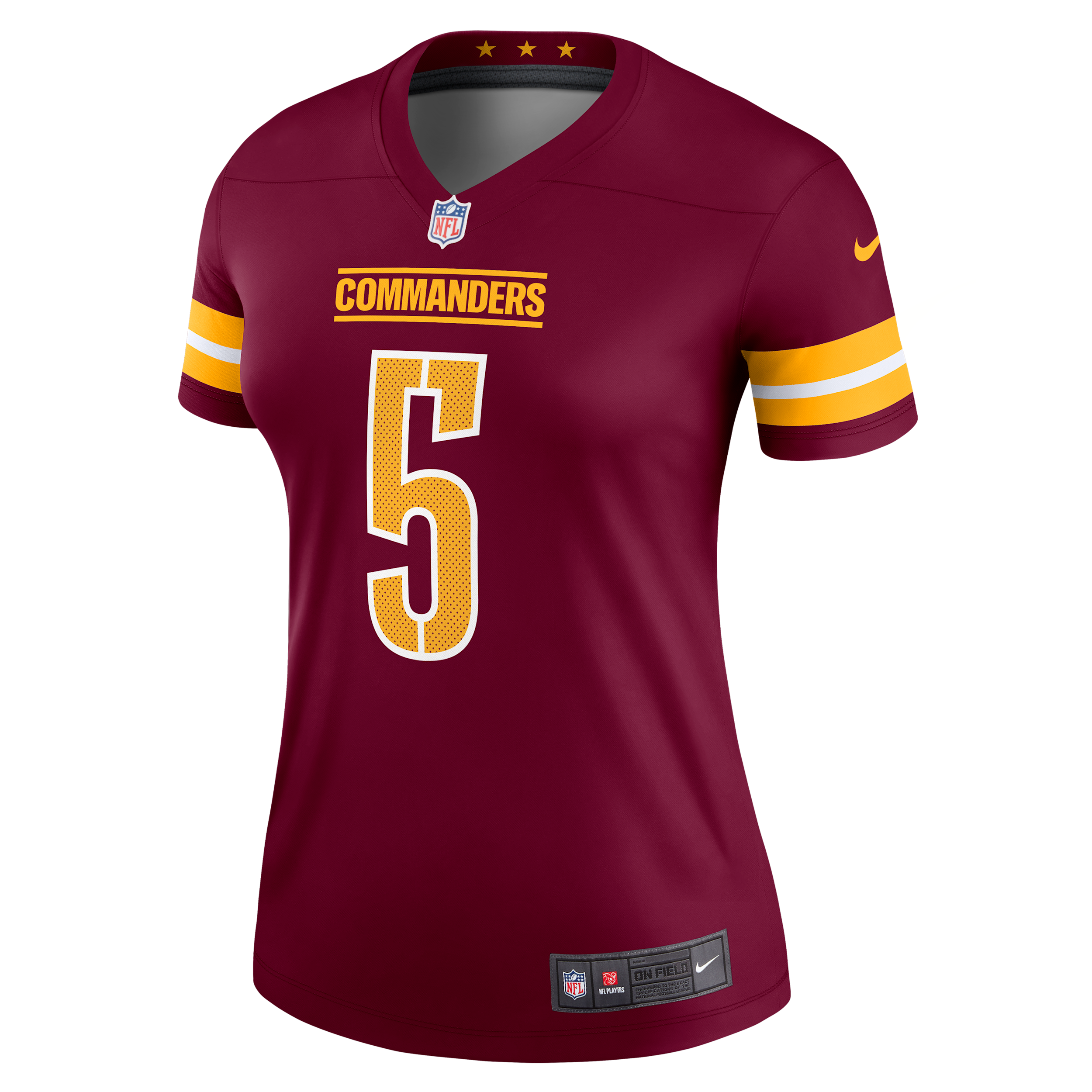 Nike Jayden Daniels Washington Commanders  Women's Dri-fit Nfl Legend Jersey In Burgundy