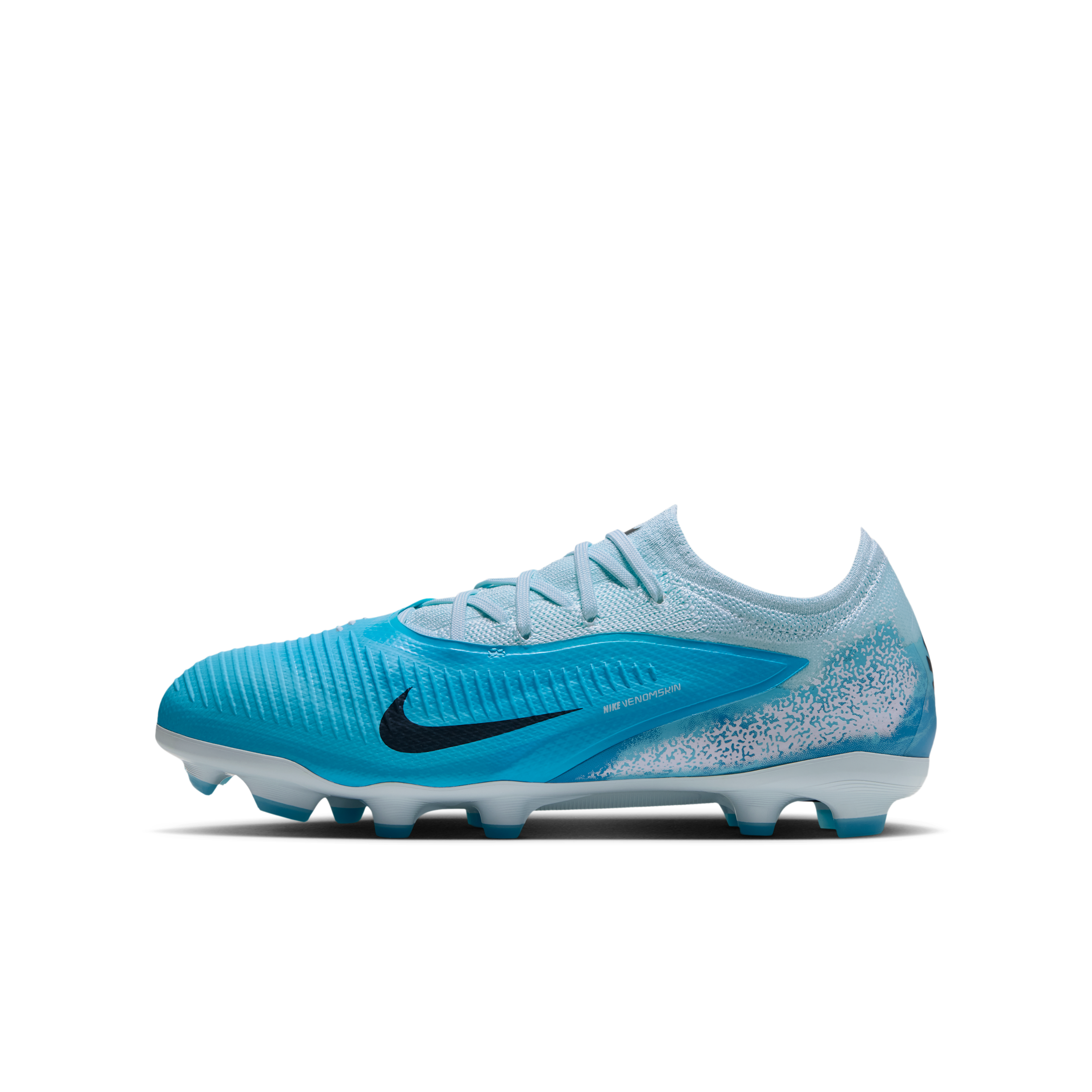 Nike Jr. Phantom 6 Low Pro "Erling Haaland" Big Kids' Multi-Ground Soccer Cleats in Blue | HQ2047-401