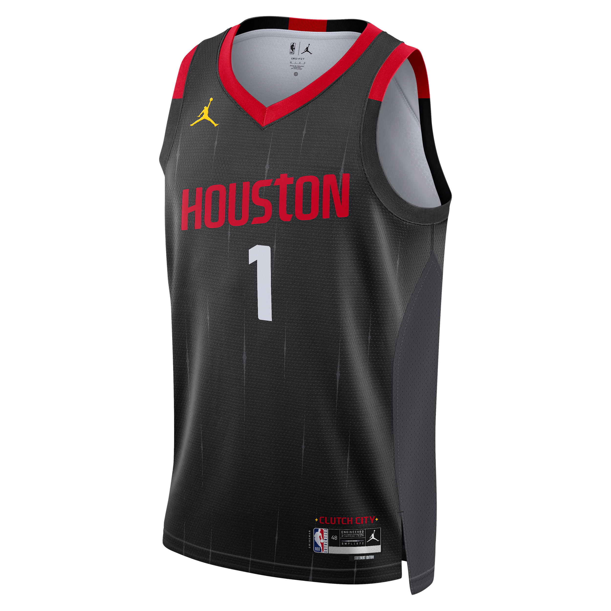 Houston Rockets Statement Edition Nike Men's Dri-FIT NBA Swingman Jersey in Black | II4417-011