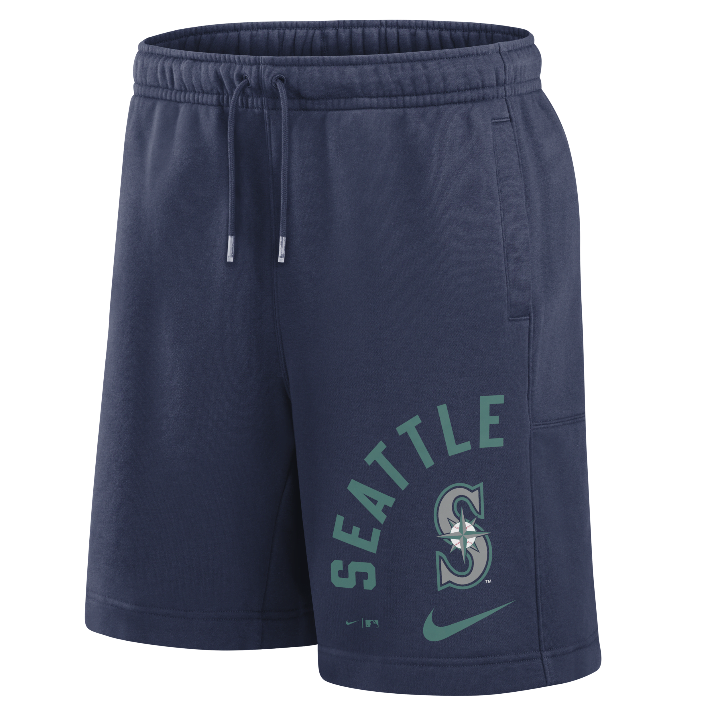 Nike Seattle Mariners Arched Kicker  Men's Mlb Shorts In Blue