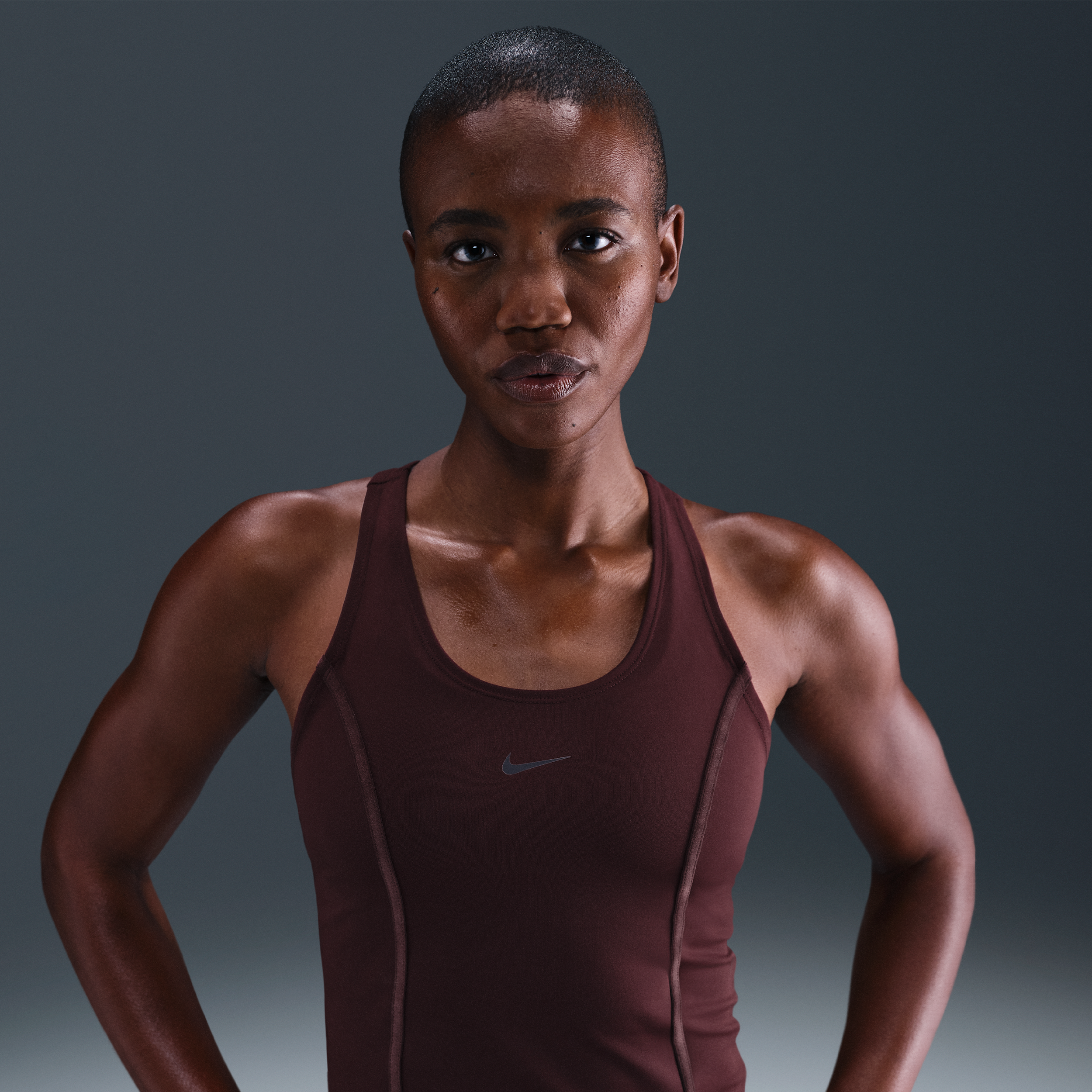 Nike Women's One Fitted Dri-fit Tank Top In Animal Print