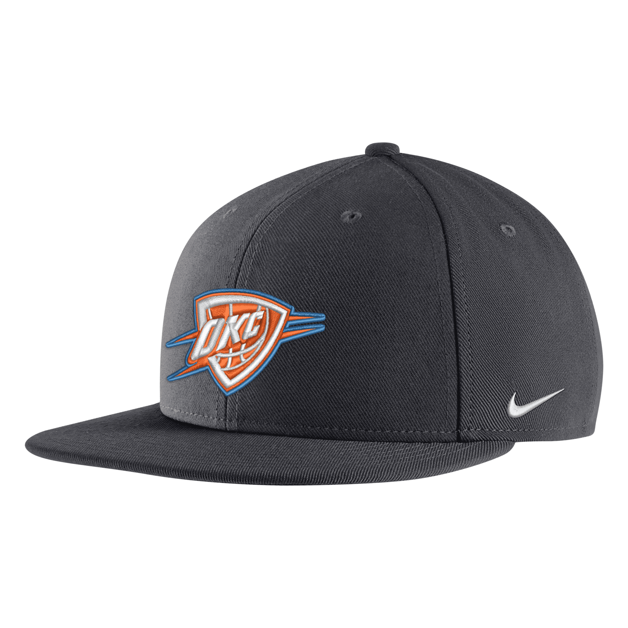 Nike Oklahoma City Thunder City Edition  Men's Nba Snapback Hat In Grey