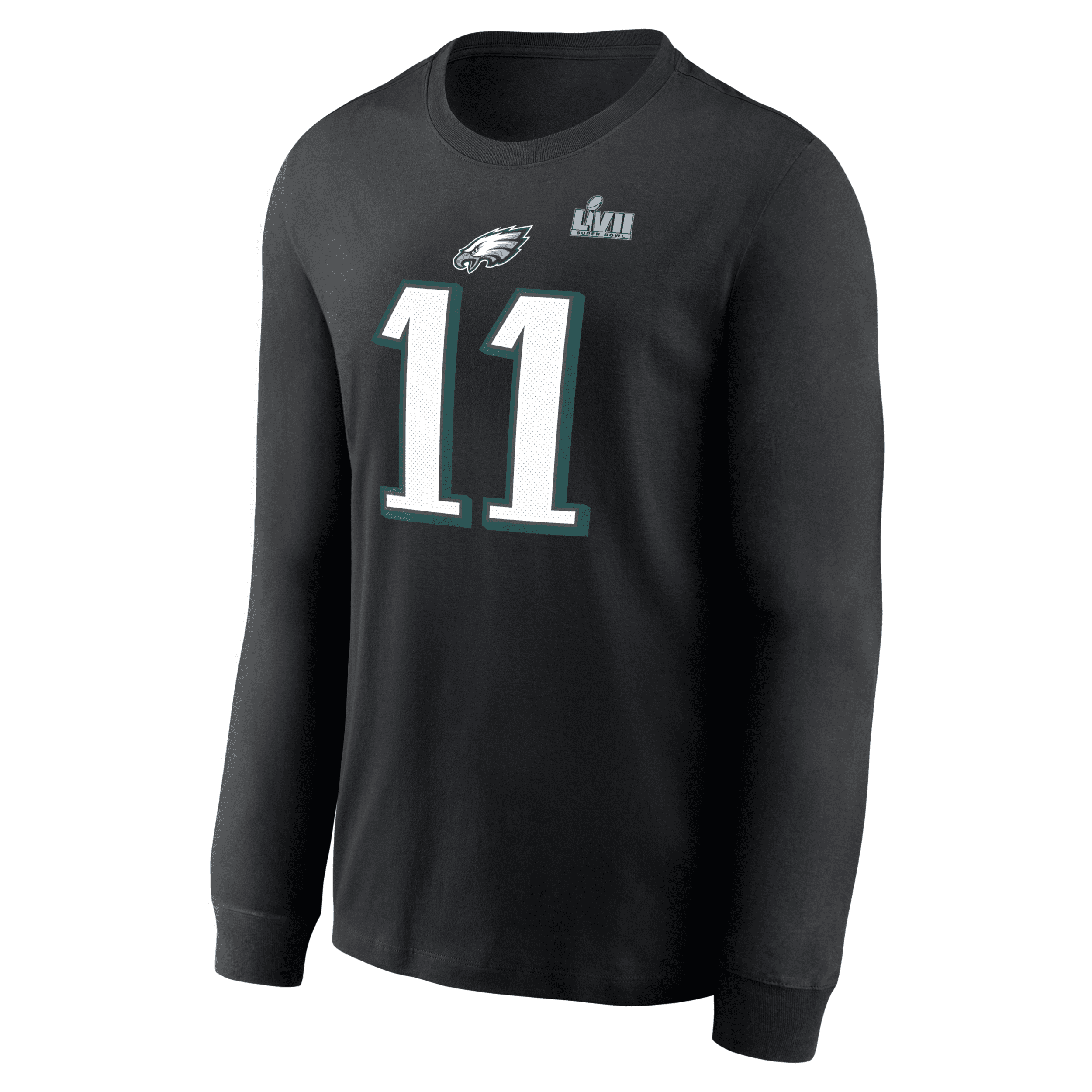 Men's Nike A.J. Brown Gray Philadelphia Eagles Super Bowl LVII