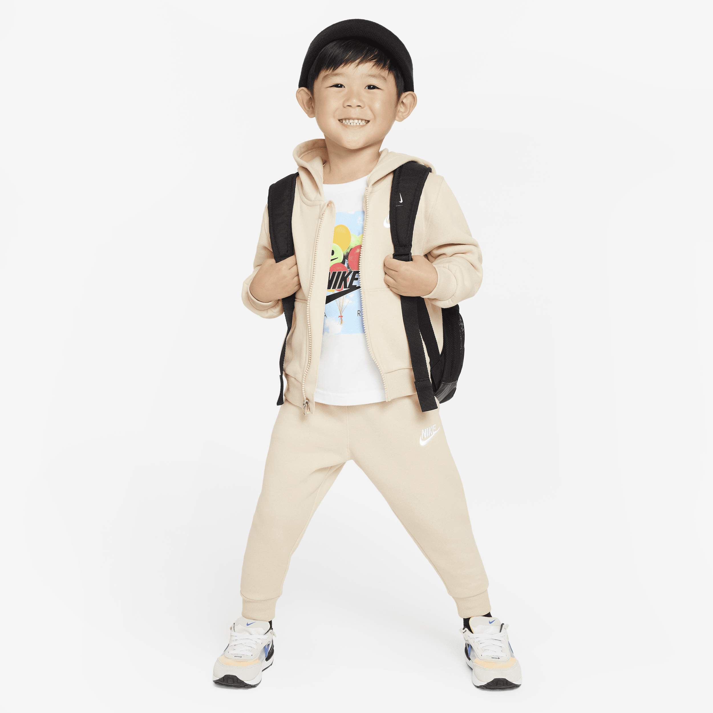 NIKE FULL-ZIP CLUB SET TODDLER 2-PIECE HOODIE SET 1015555782