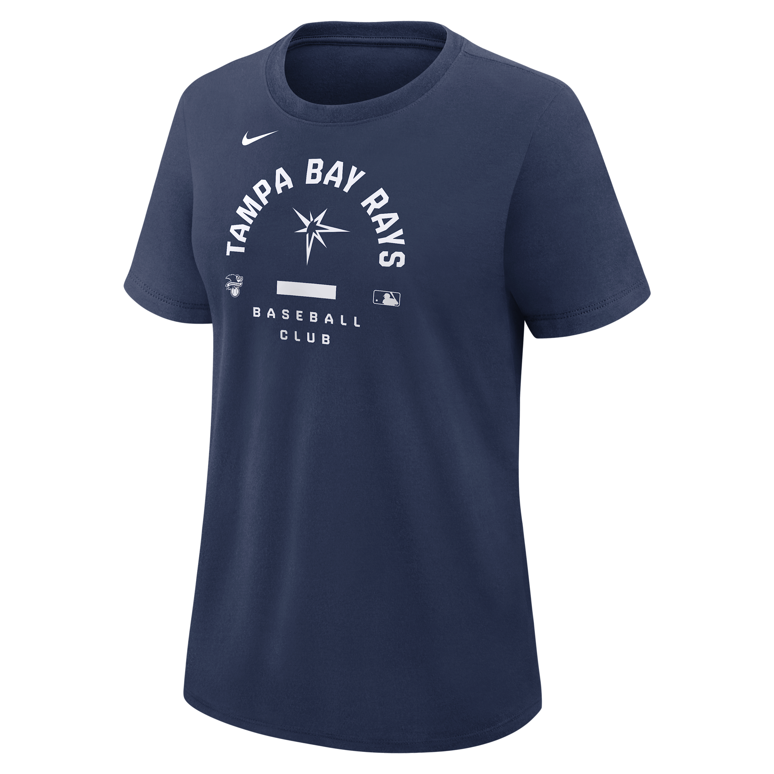 Tampa Bay Rays Authentic Collection Early Work Nike Women’s Dri-FIT MLB T-Shirt in Blue | 03N844BTPA-HXK