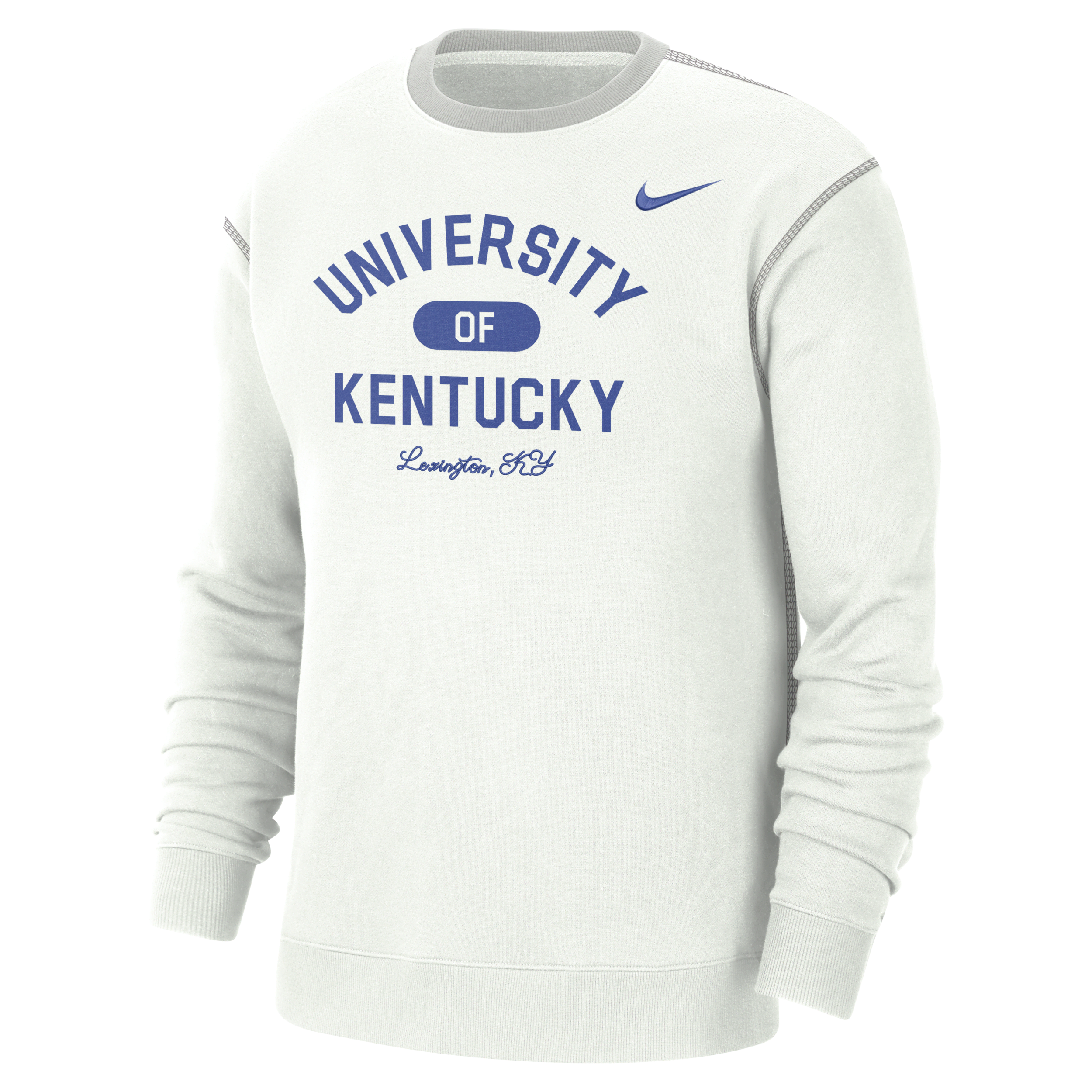 Shop Nike Kentucky  Men's College Crew-neck Top In White