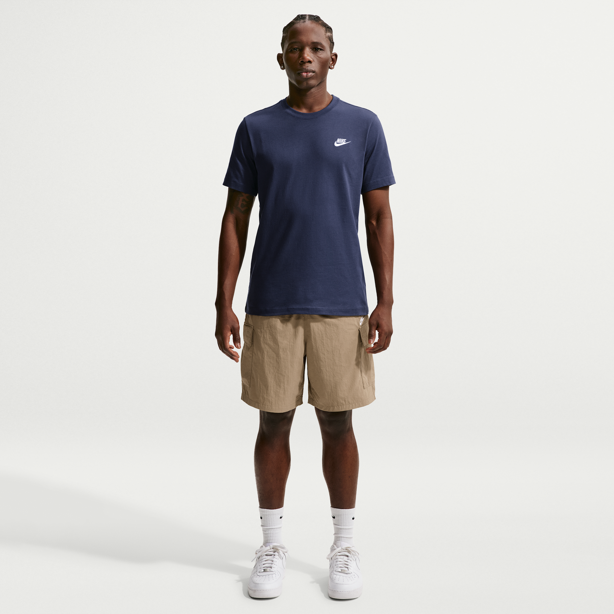 Men's Nike Sportswear Club Utility Shorts in Brown | IH5047-297