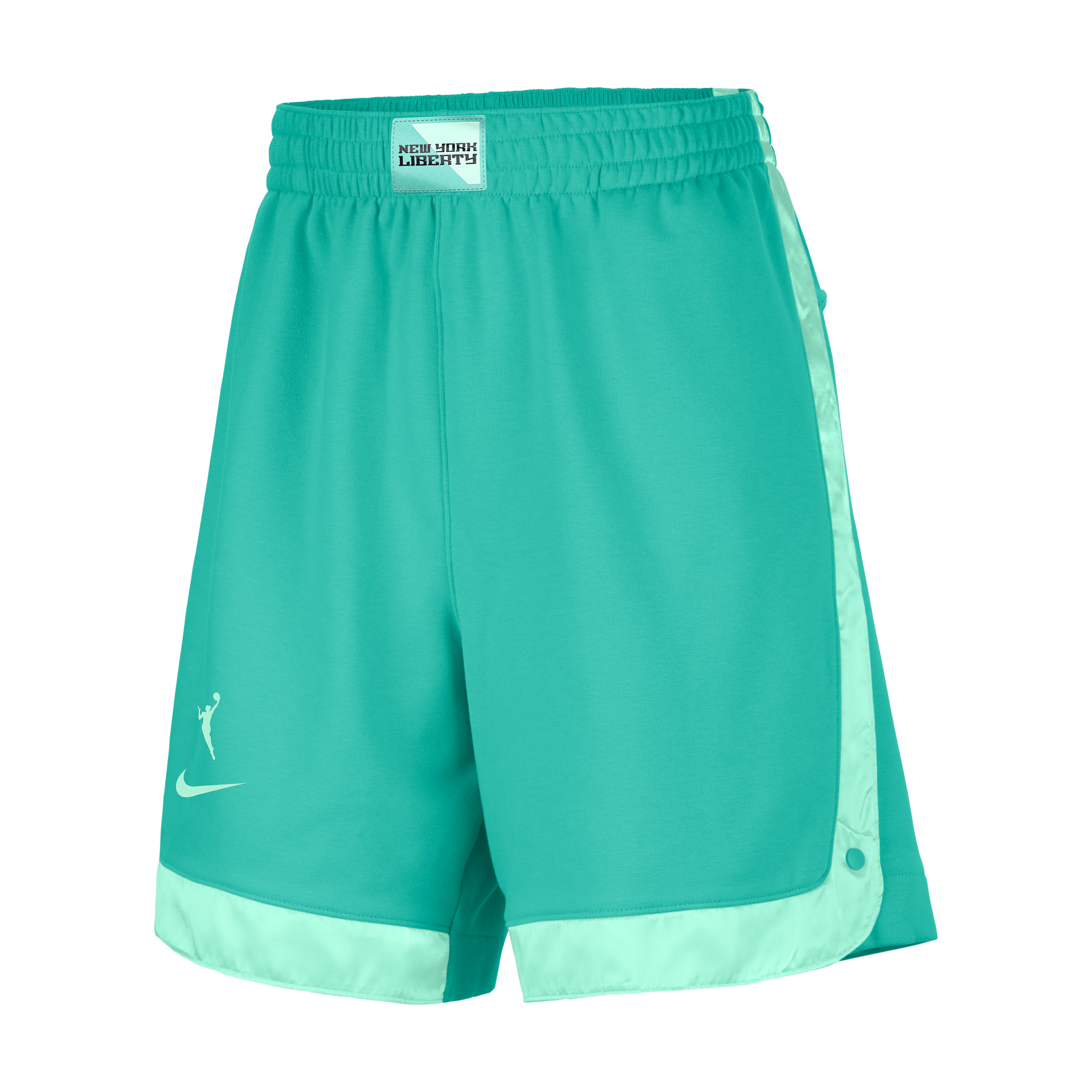 Nike New York Liberty Women's Wnba Fleece Shorts In Green