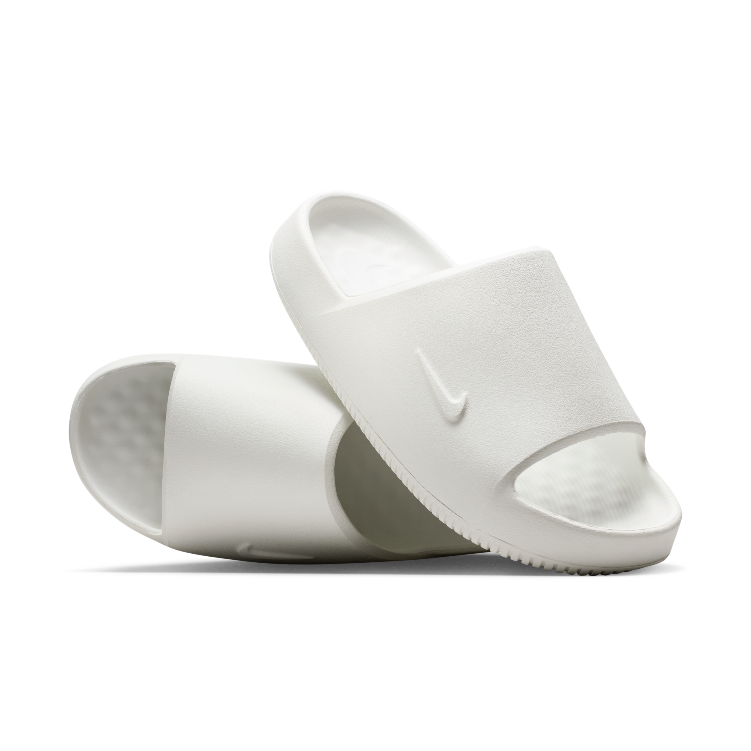 Nike Women's Calm 2.0 Slides in White | IB7561-100