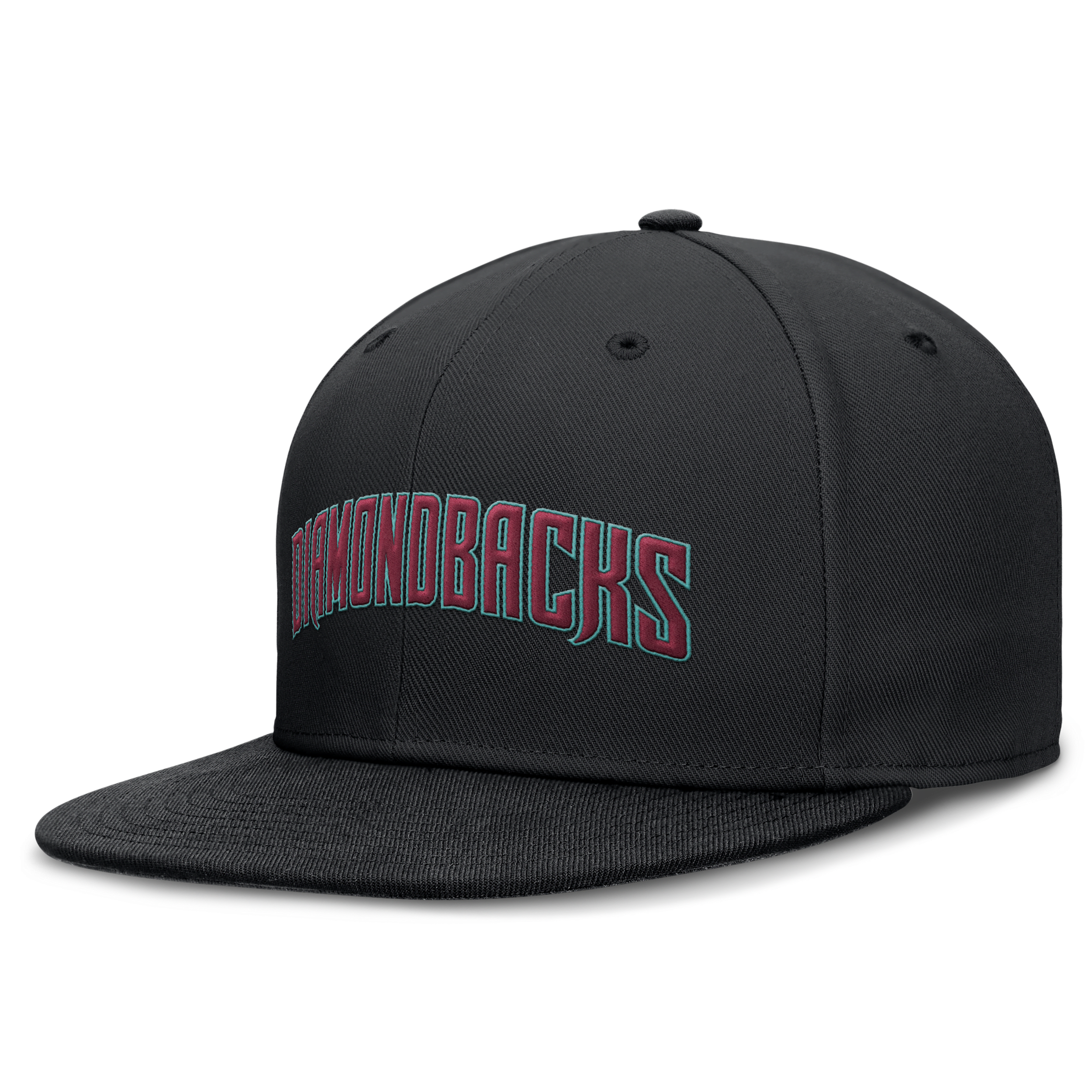 Nike Black Arizona Diamondbacks True Performance Fitted Hat In Black
