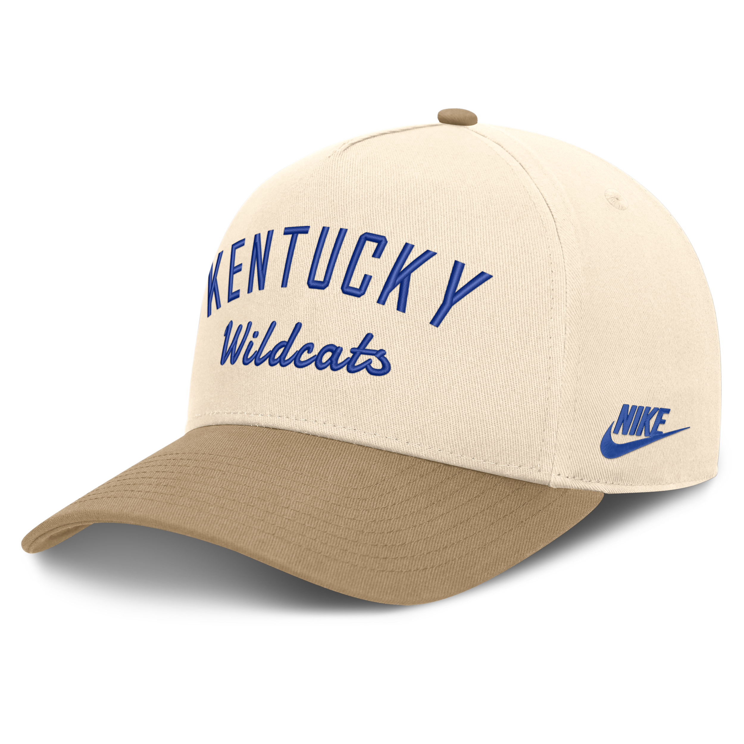 Nike Kentucky Legacy Rise Unisex College A-frame Adjustable Hat In Brown