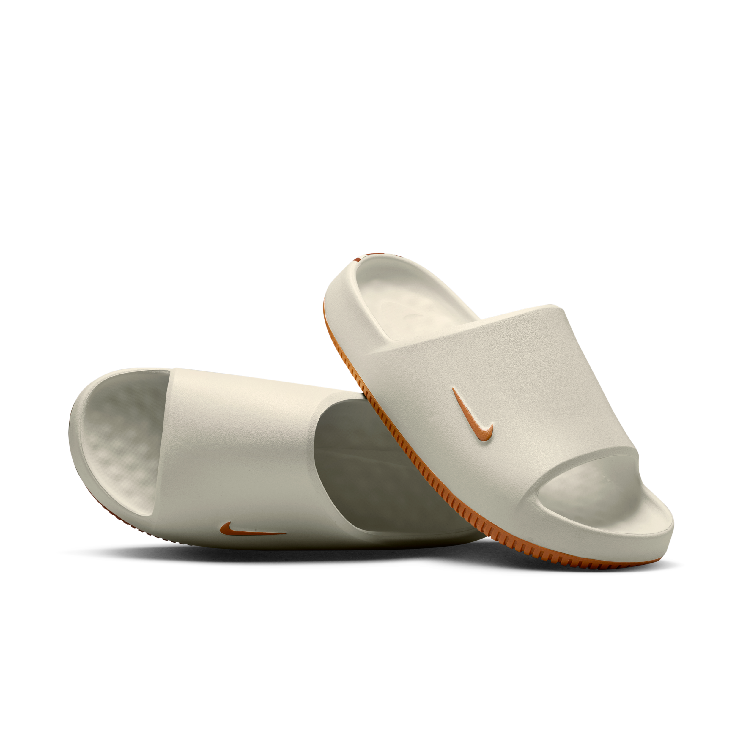 Nike Men's Calm (Texas) College Slides in White | IM3258-100