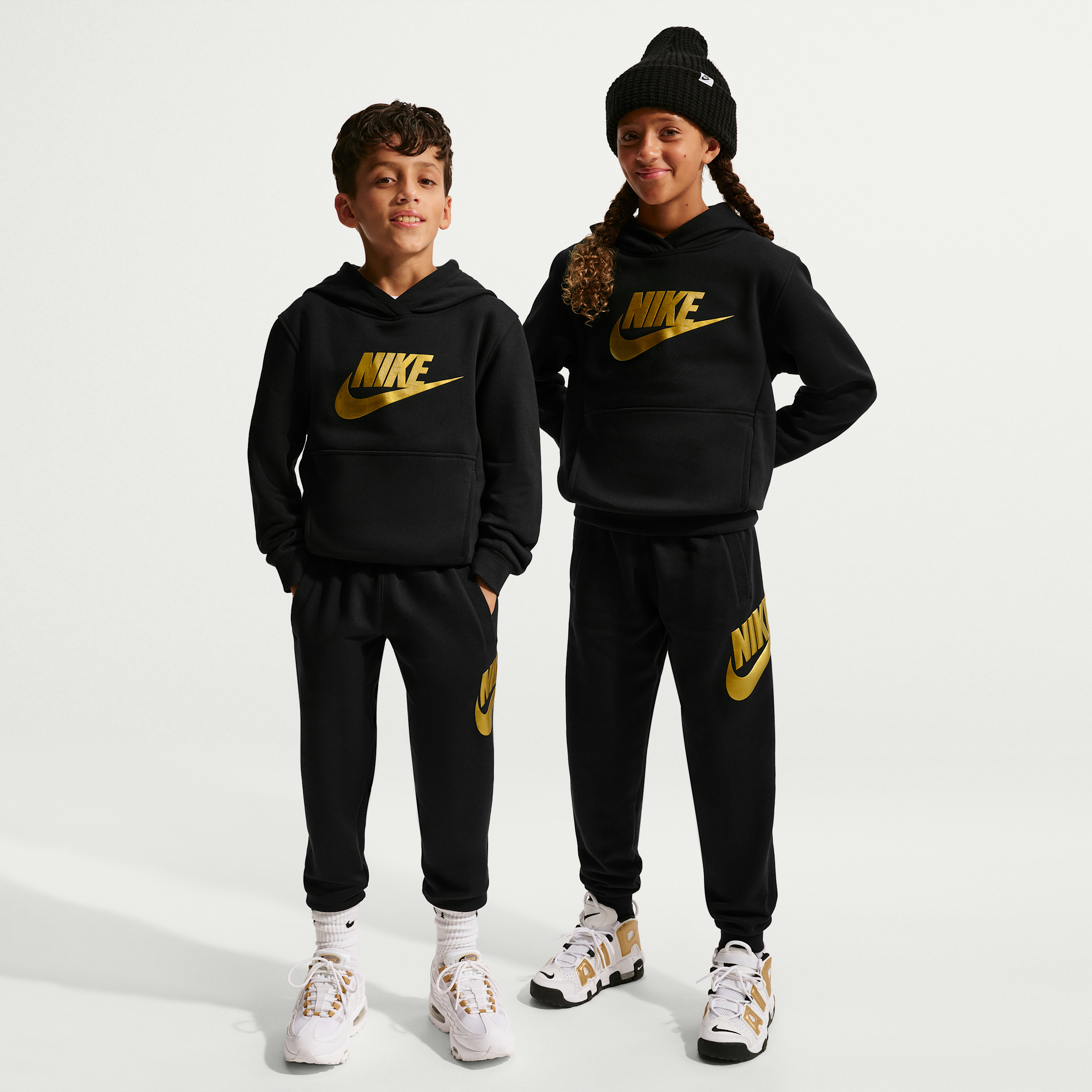 Nike Sportswear Club Fleece Big Kids' Pants in Black | IM4620-010