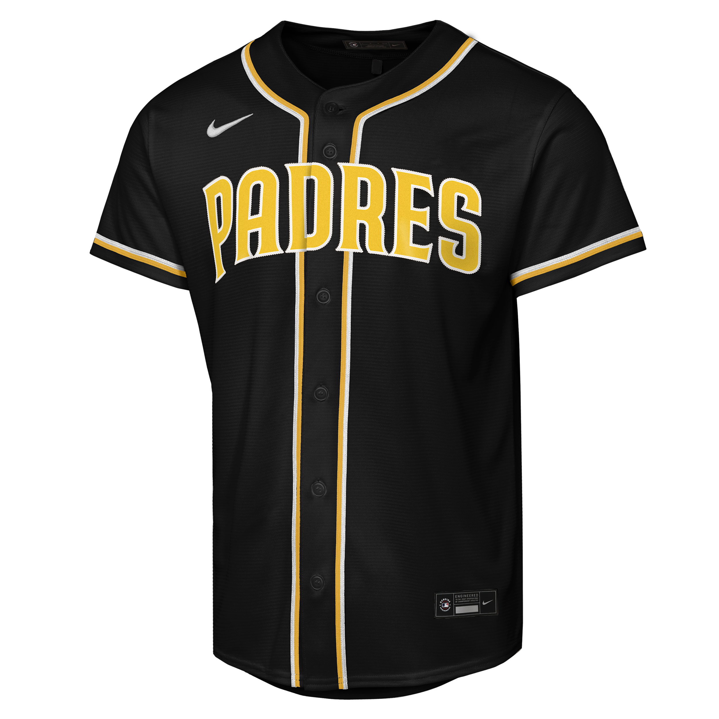 Jackson Merrill San Diego Padres Big Kids' Nike MLB Replica Fashion Jersey in Black | B7BCBP00SDPJM-NAW