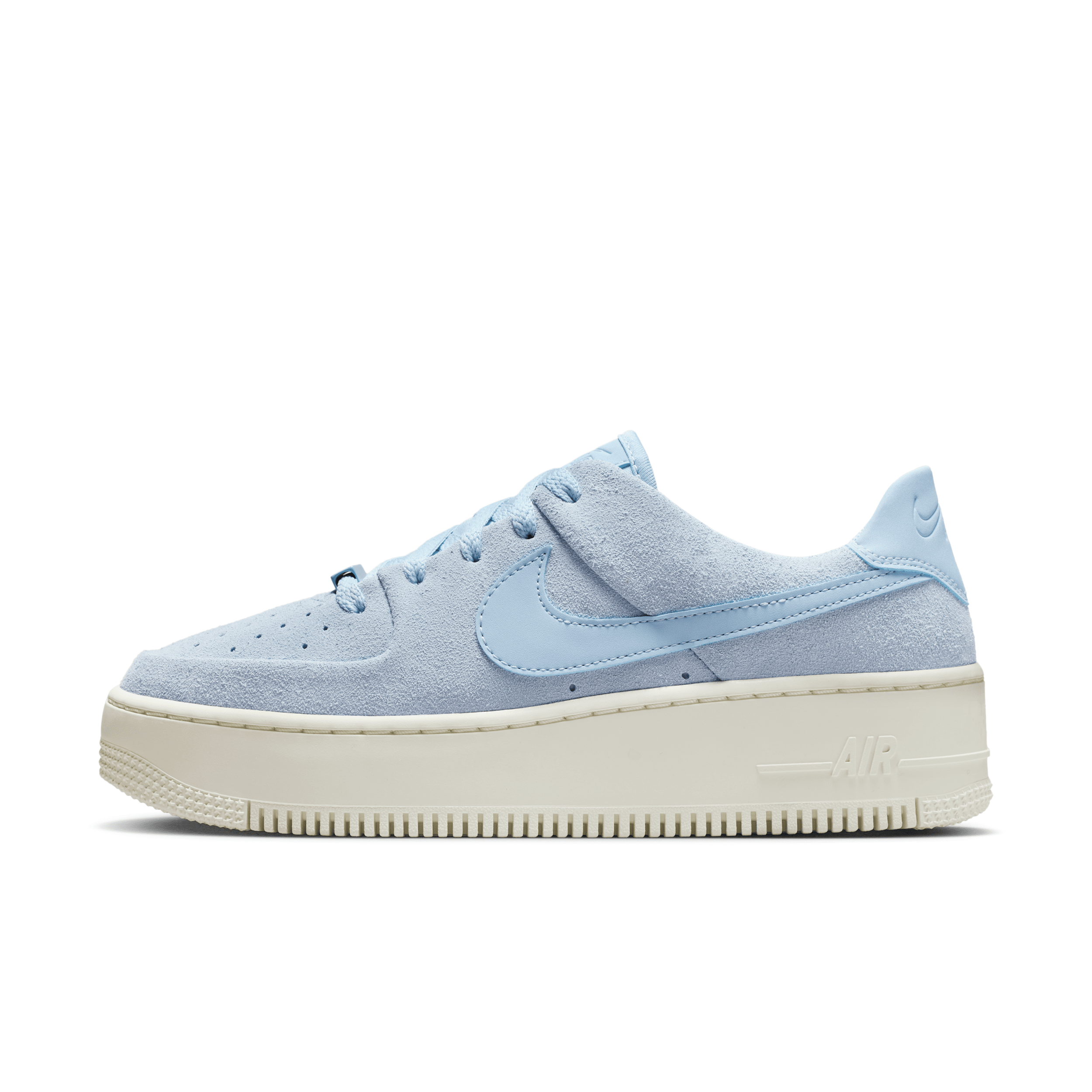 Nike Women's Air Force 1 Sage Low Shoes In Blue