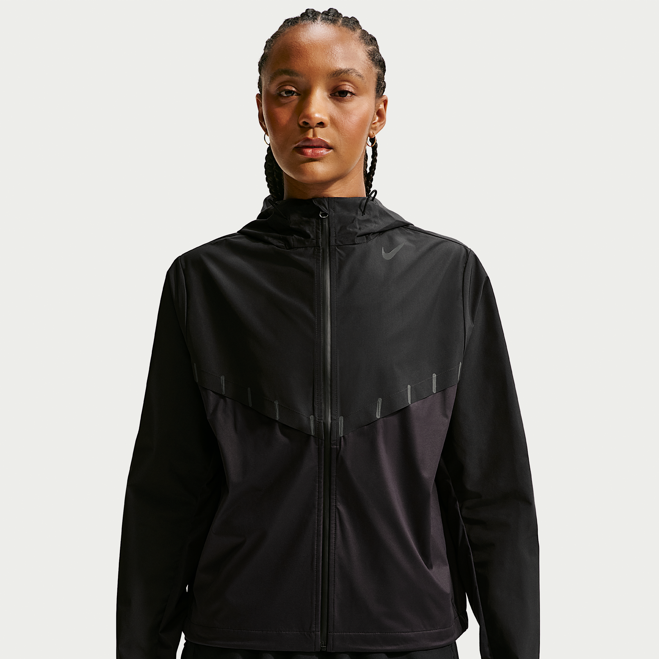 Nike Women's AeroSwift Aerogami Storm-FIT Running Jacket in Black | FZ3396-010