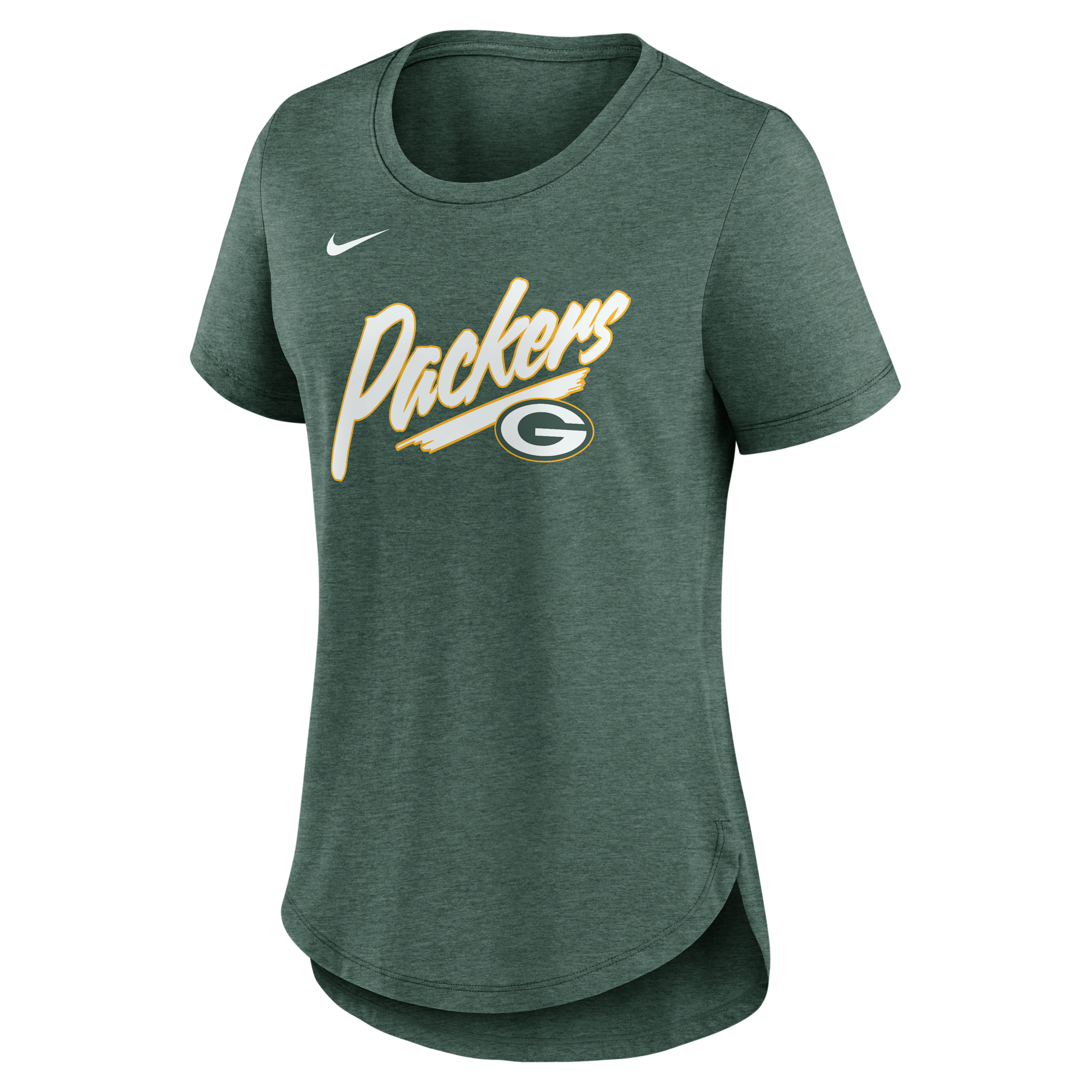 Green Bay Packers Primetime Nike Women's NFL T-Shirt in Green | NKMVEX517T-NFN