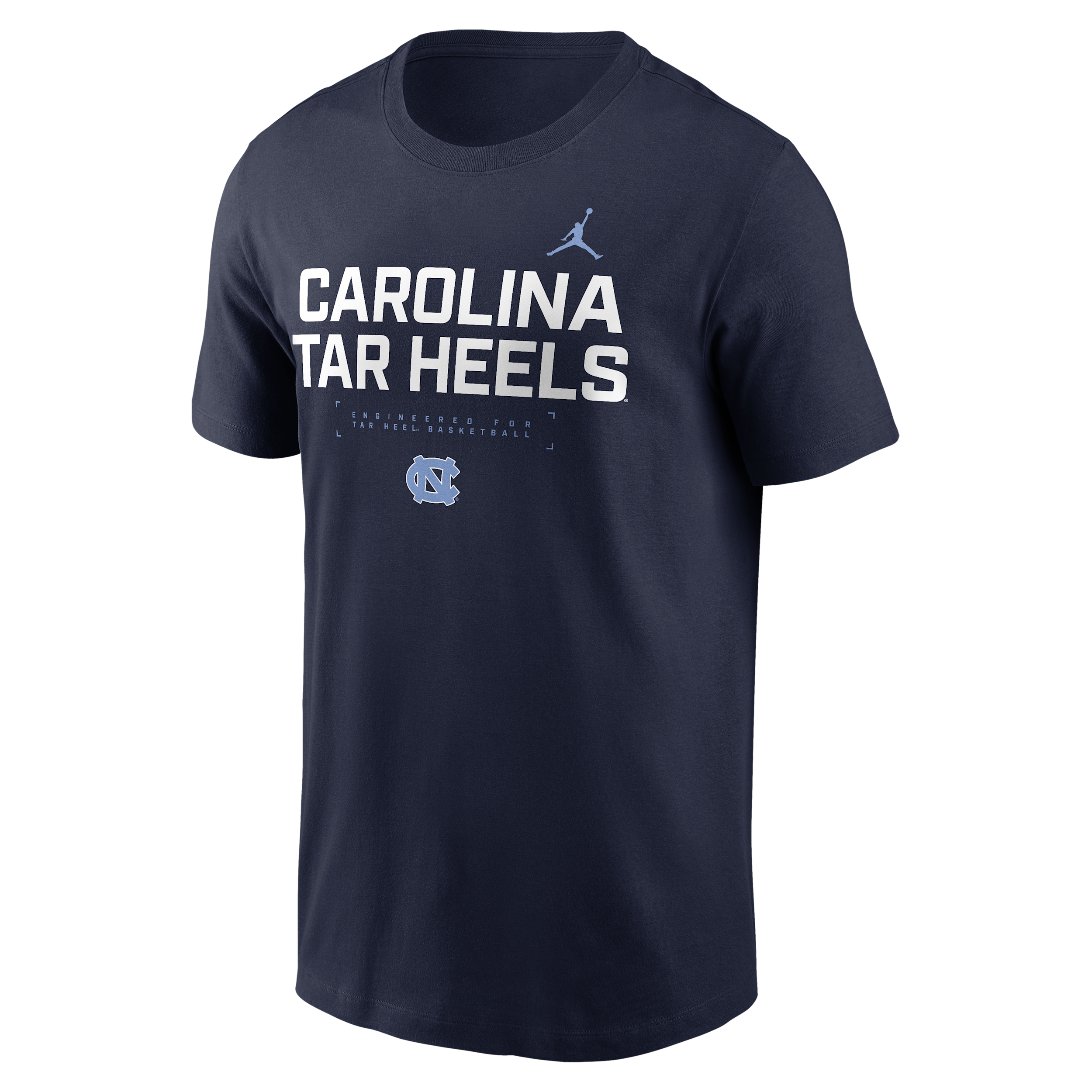 Nike Men's North Carolina Courtside Basketball Jordan Brand Dri-fit College T-shirt In Black