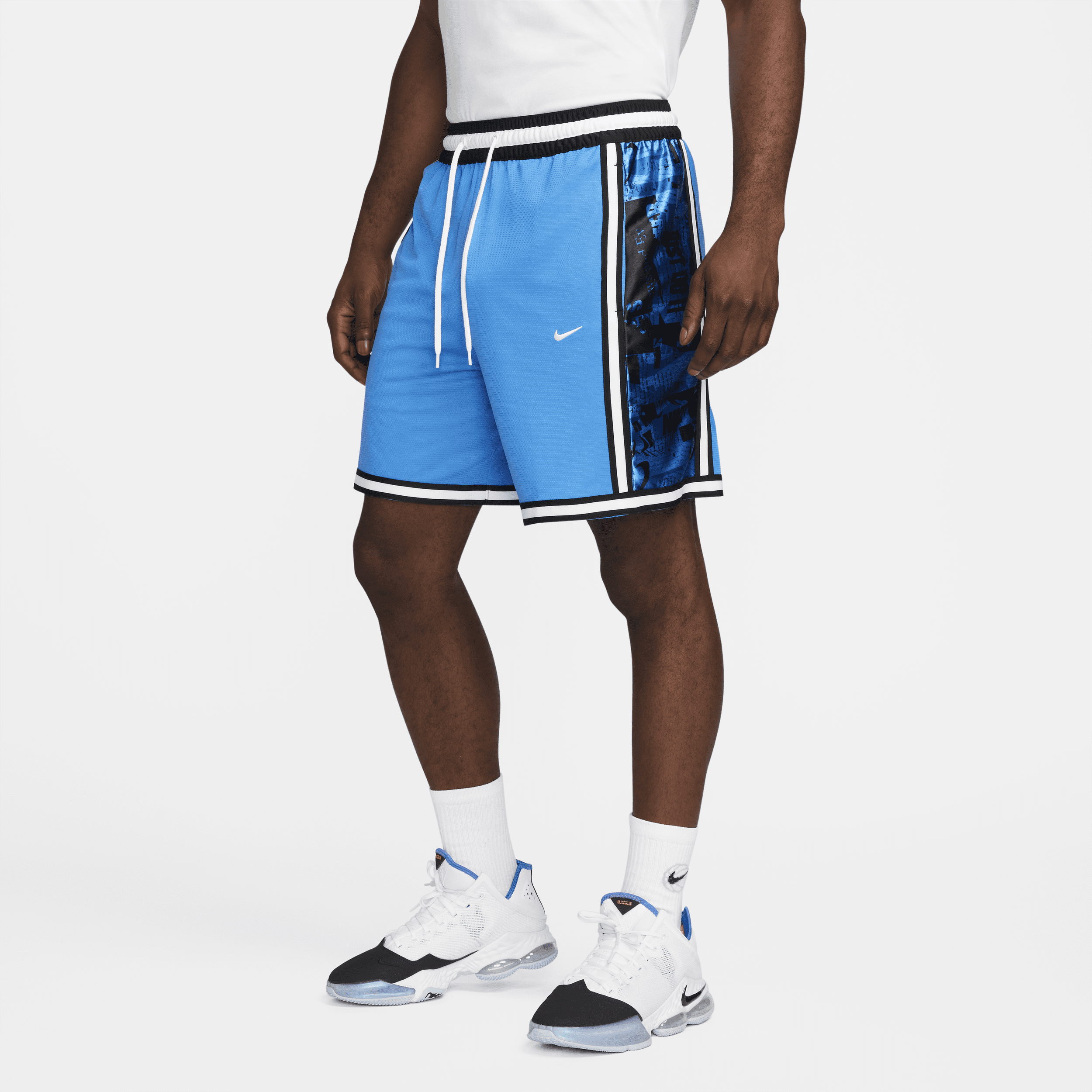 Nike Men's Dri-fit Dna 8" Basketball Shorts In Blue