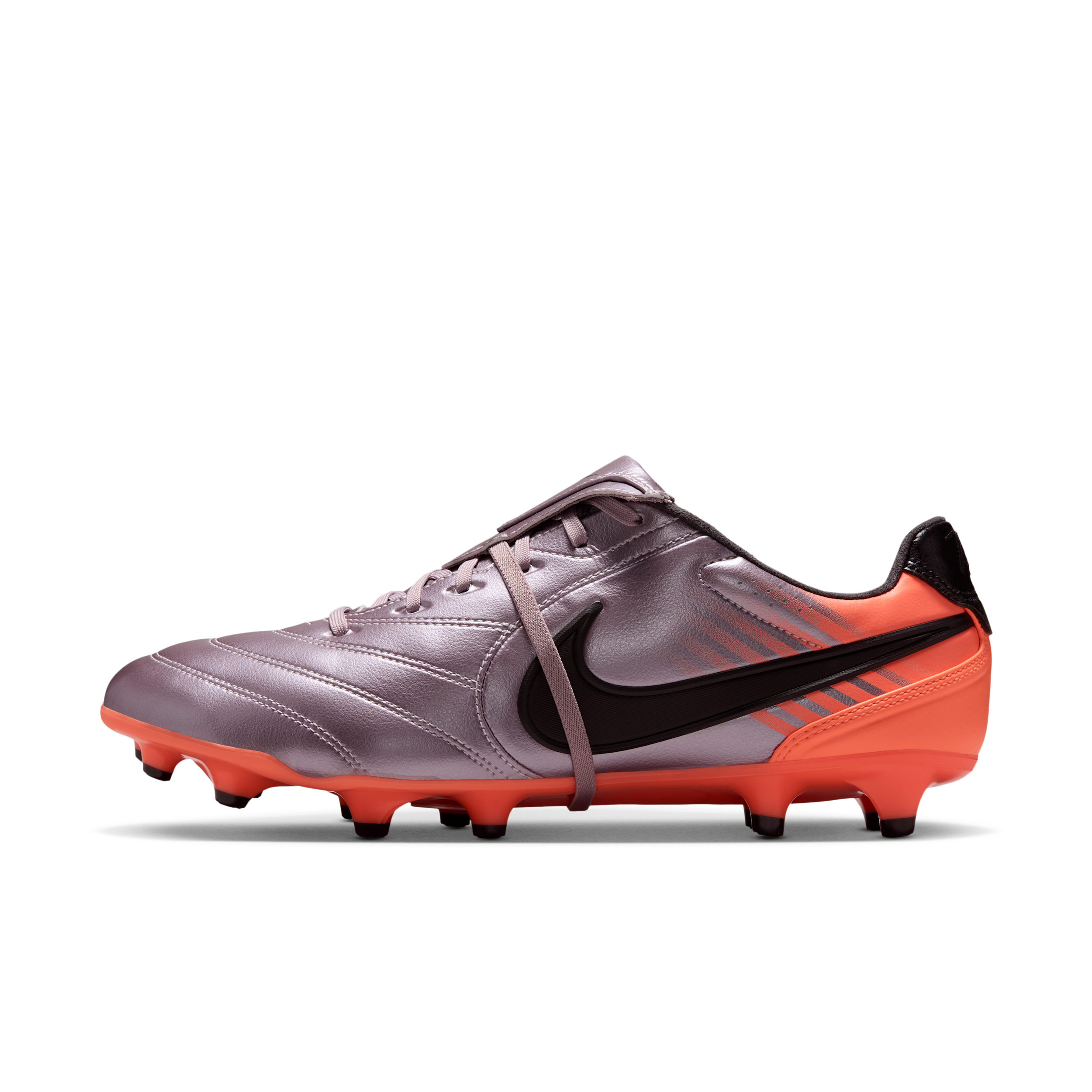 Nike Men's Tiempo Ligera Pro Firm-Ground Low-Top Soccer Cleats in Purple | IO4401-500