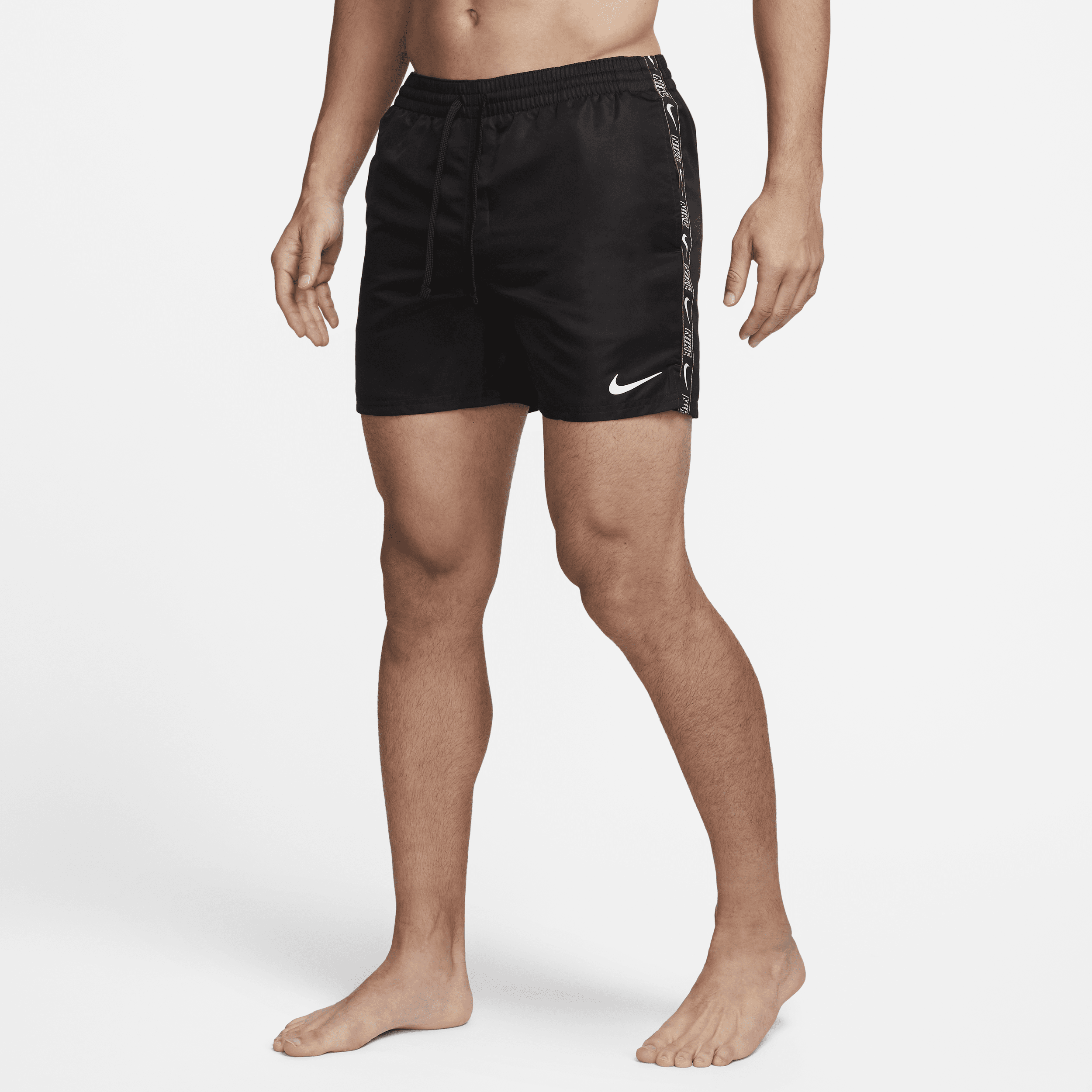 Nike Men's 5" Swim Volley Shorts In Black