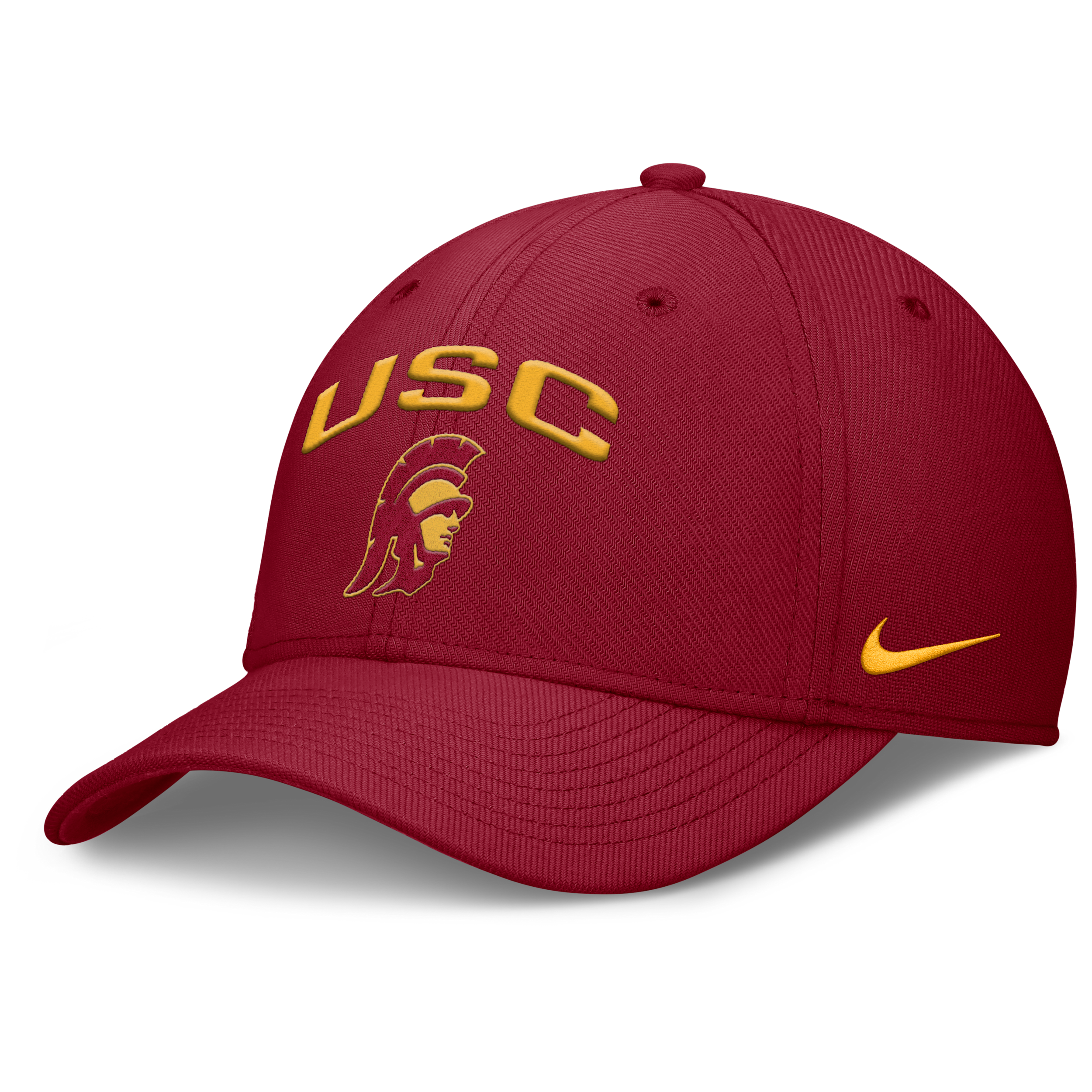 Nike Usc On-field Rise Swoosh  Men's Dri-fit College Hat
