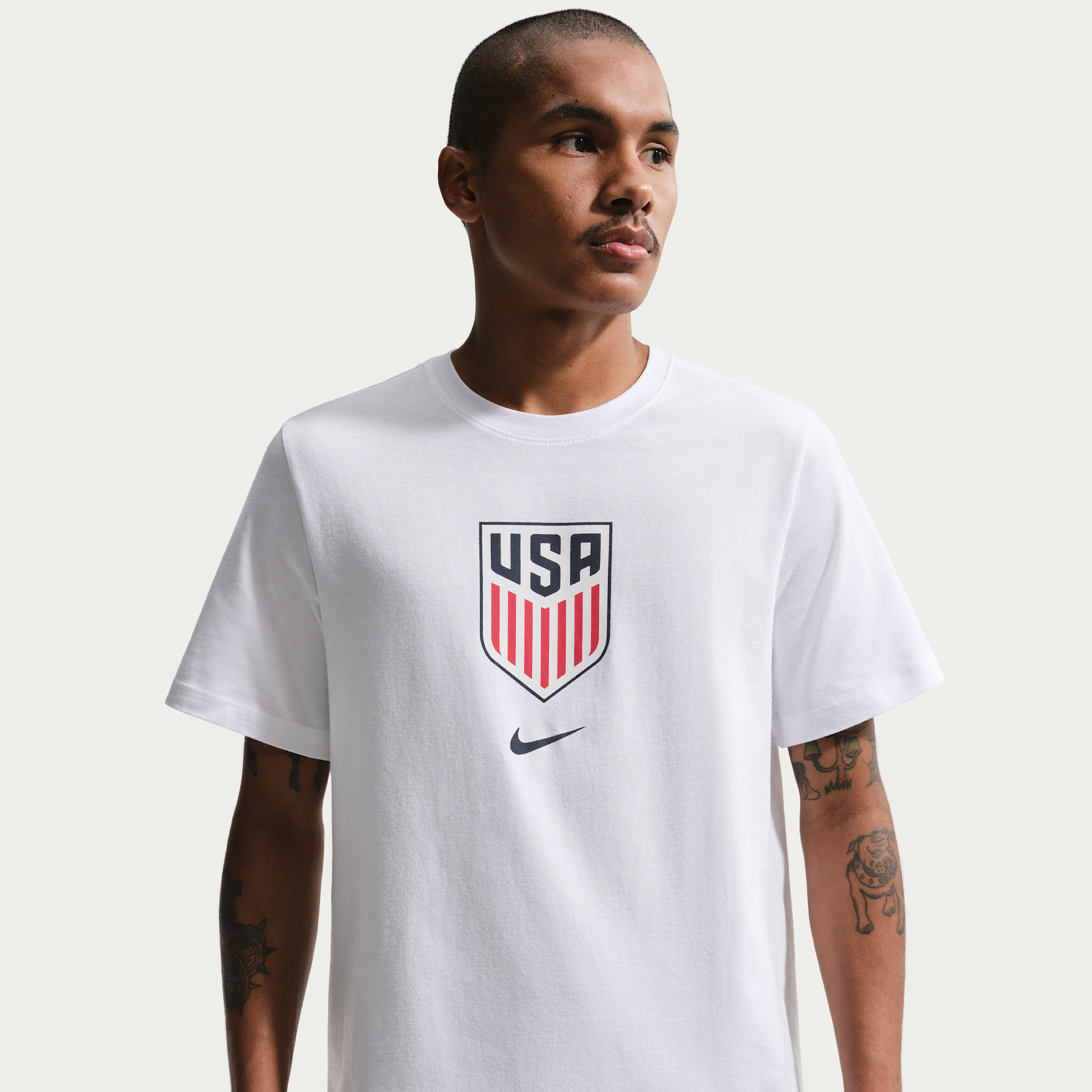 USMNT Nike Men's Soccer T-Shirt in White | IH2194-100
