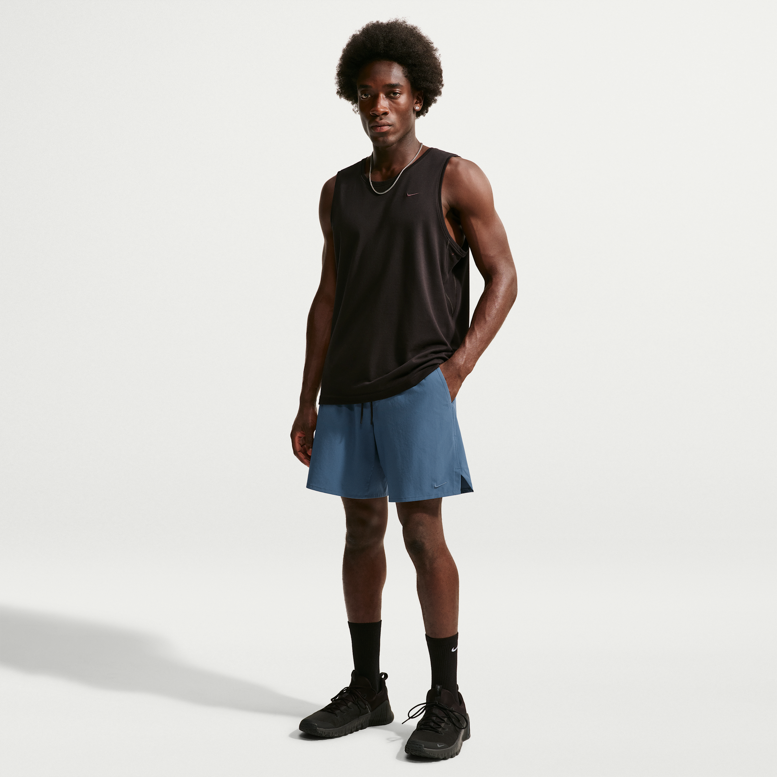 Nike Men's Unlimited Dri-FIT 7" Unlined Versatile Shorts in Blue | DV9340-438